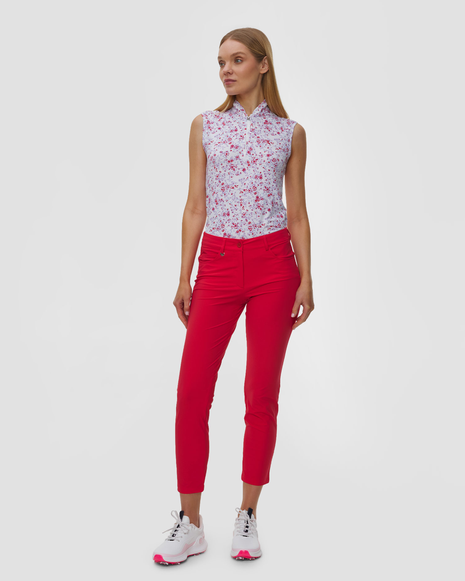 Pantalon rouge pour femmes Chervo Silla