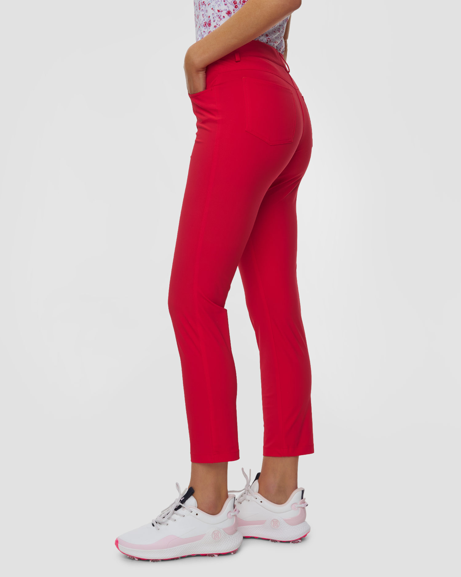 Pantalon rouge pour femmes Chervo Silla