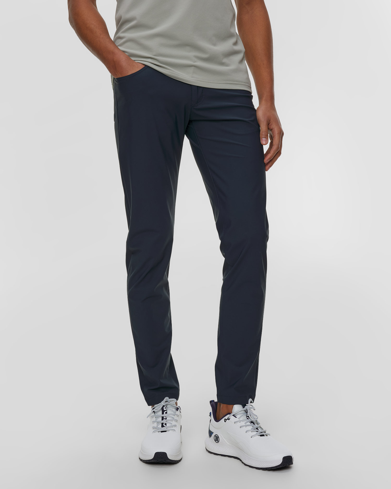 Spodnie męskie Chervo Sidney, Kolor/Wzór: Granatowy