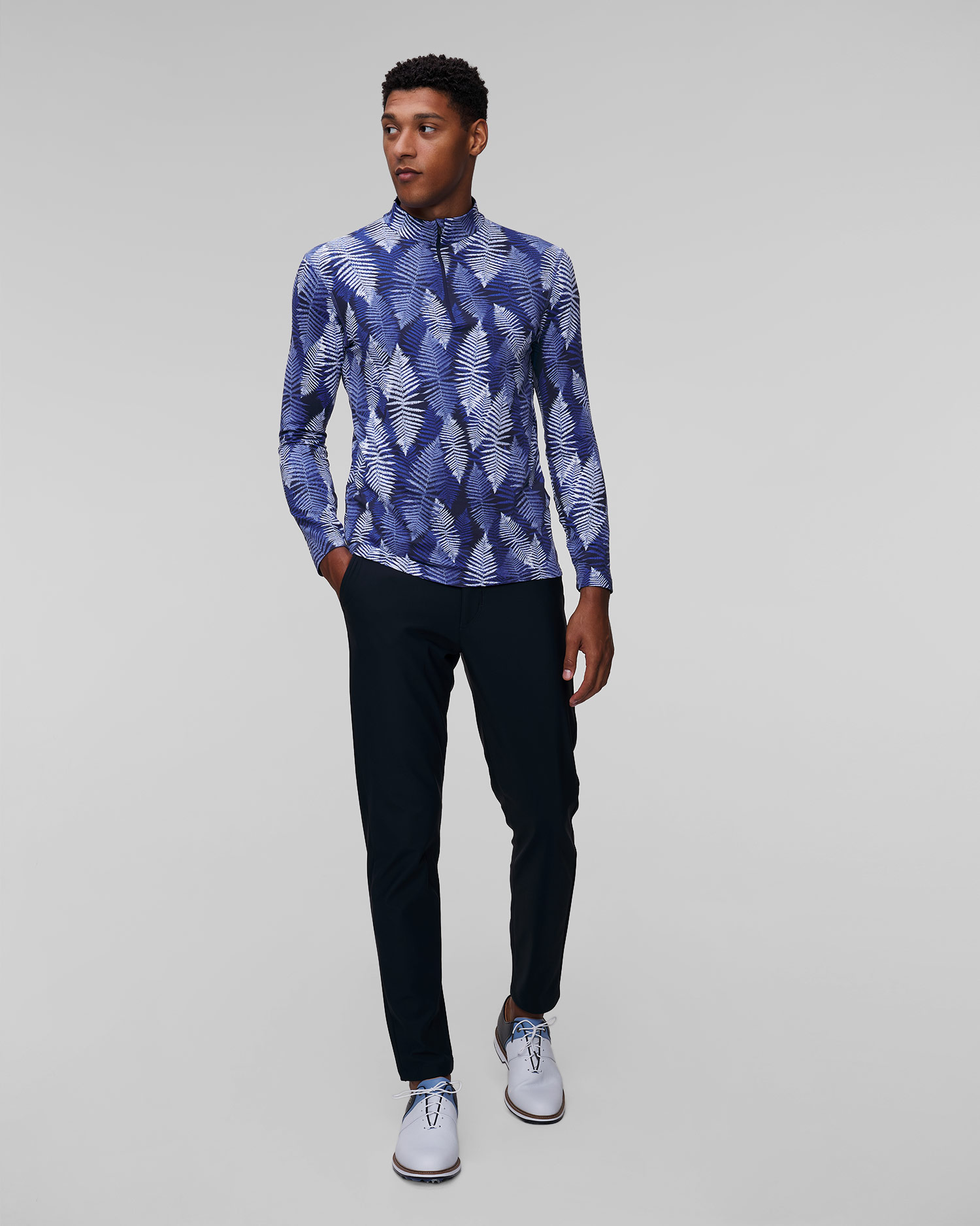 Men's half zip turtleneck Chervo Torroncino