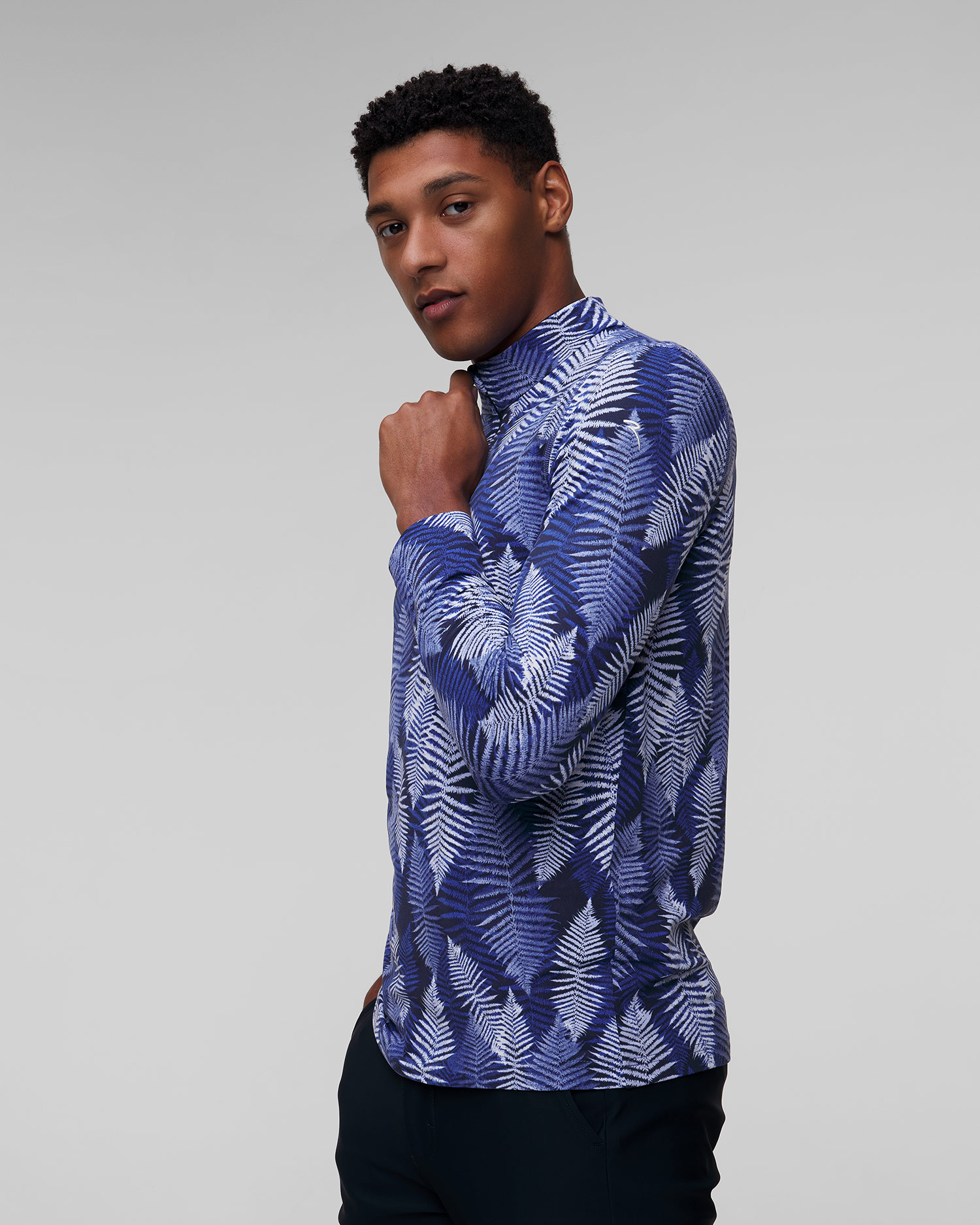 Men's half zip turtleneck Chervo Torroncino