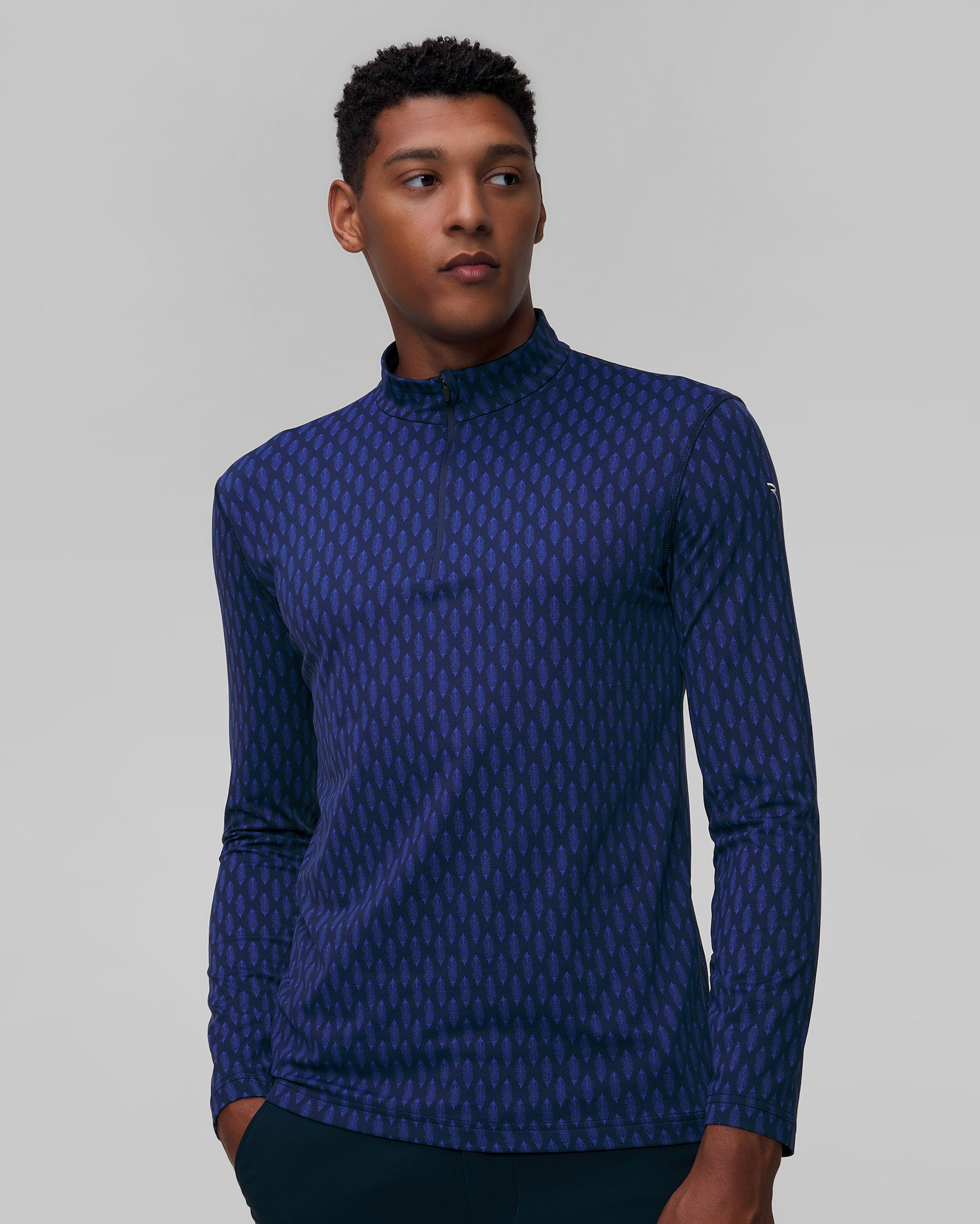 Men's half-zip turtleneck Chervo Torroncino