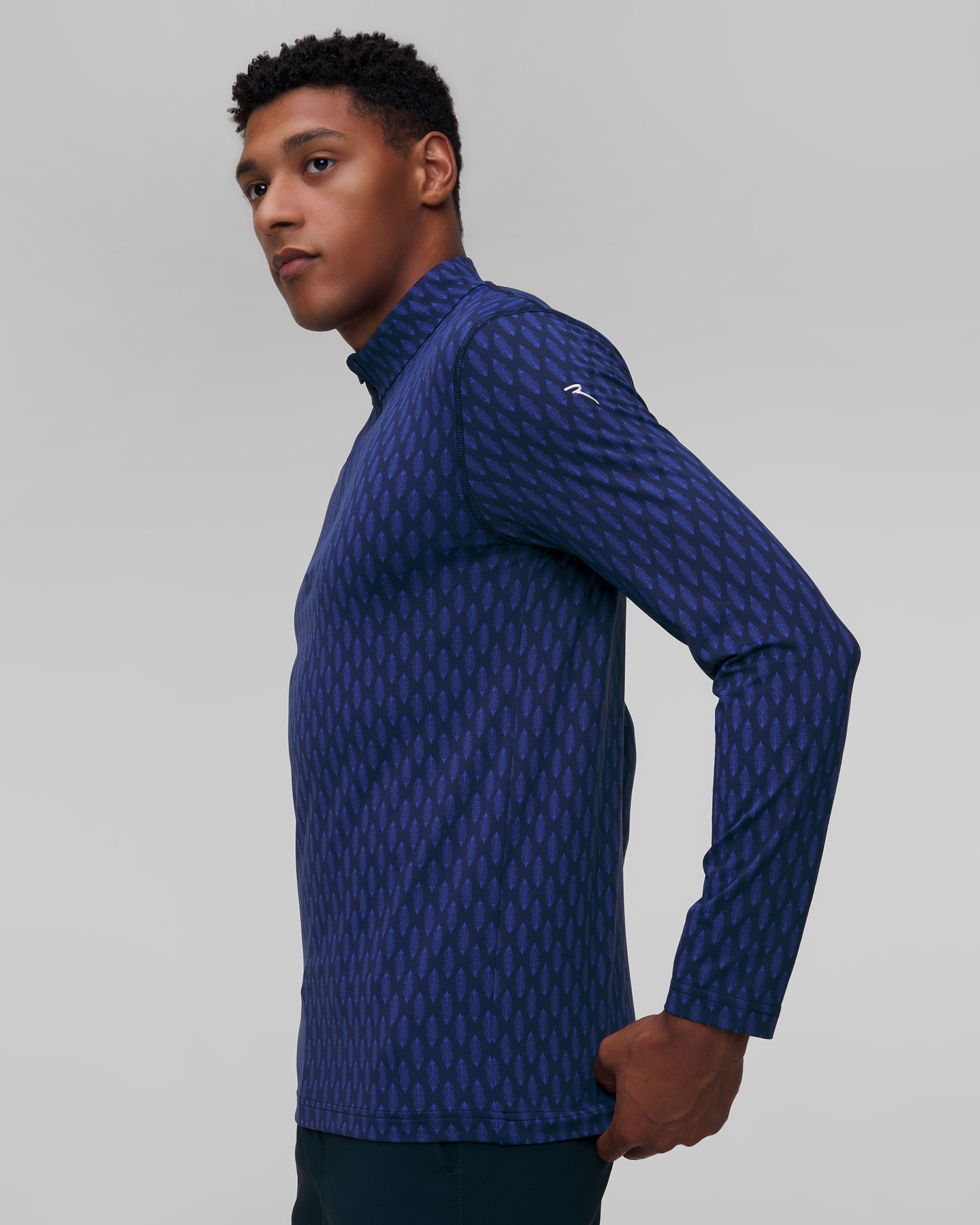 Dolcevita con mezza cerniera da uomo Chervo Torroncino