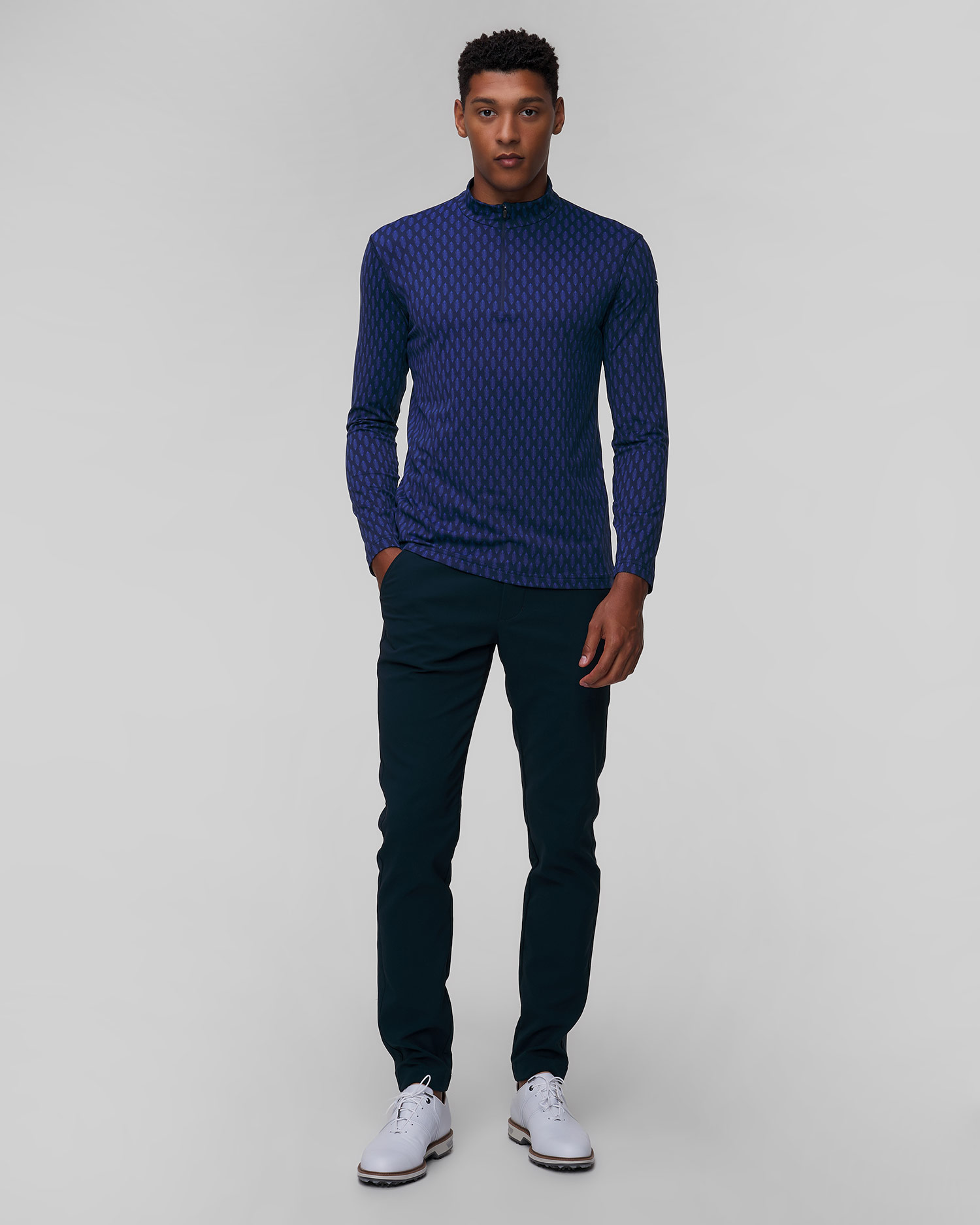 Men's half-zip turtleneck Chervo Torroncino