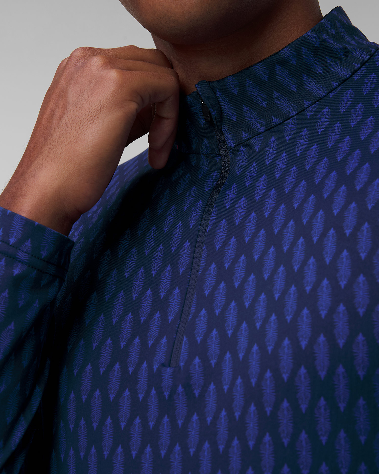 Men's half-zip turtleneck Chervo Torroncino