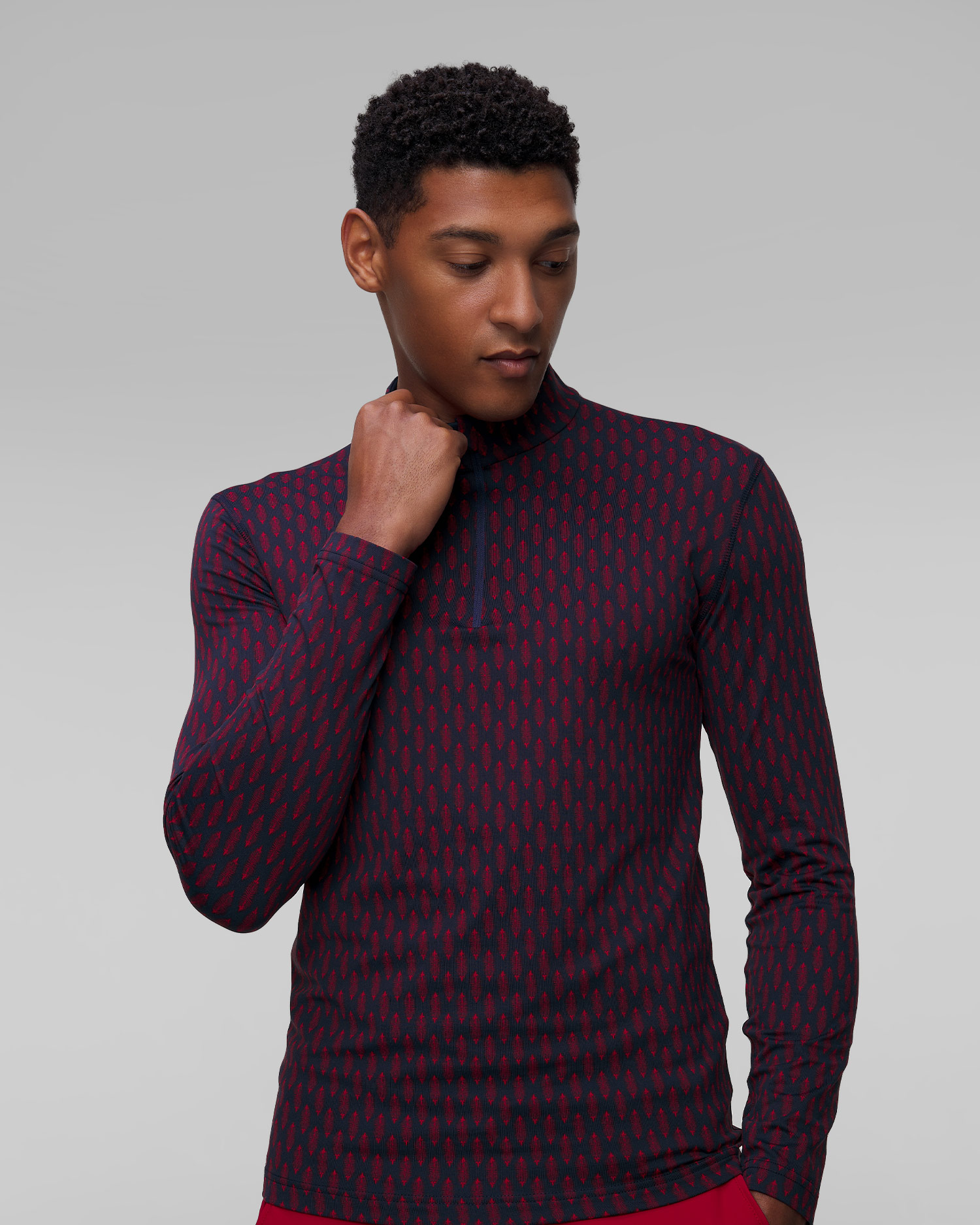 Men's half zip turtleneck Chervo Torroncino