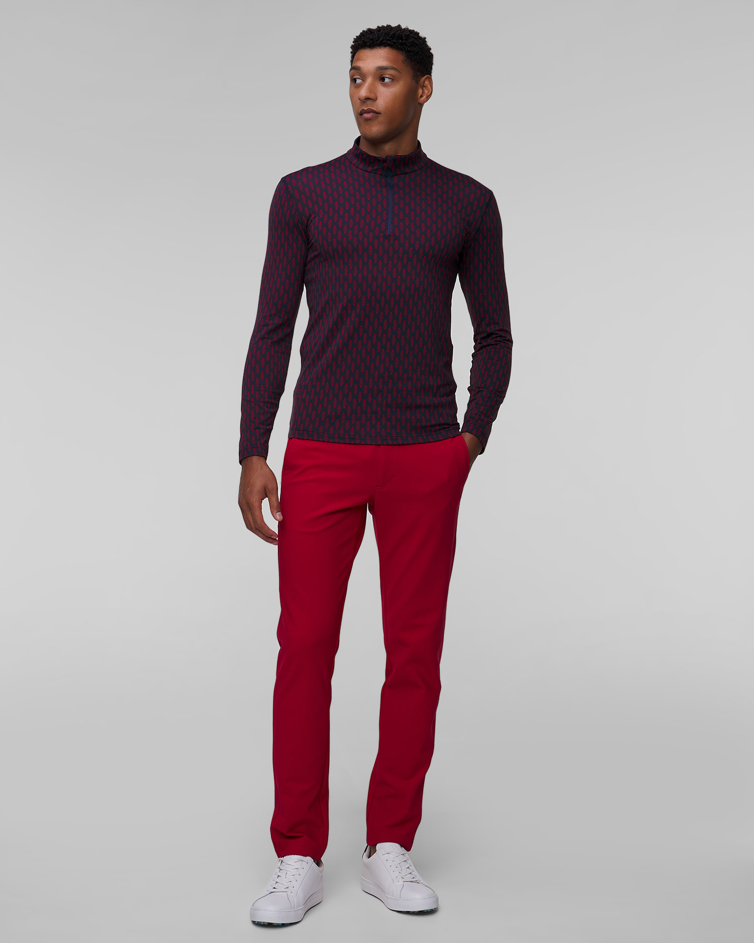 Men's half zip turtleneck Chervo Torroncino