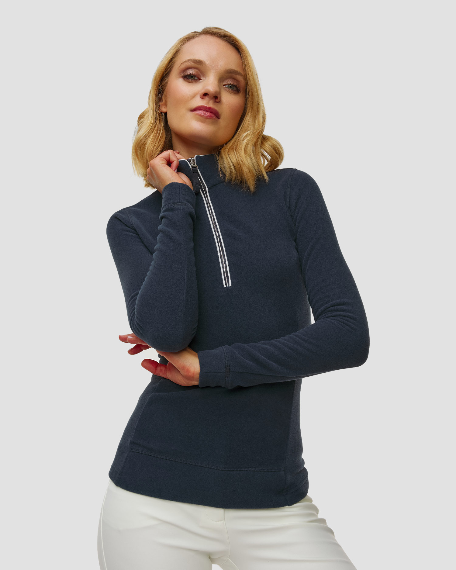 Women's zip-up turtleneck Chervo Tentation