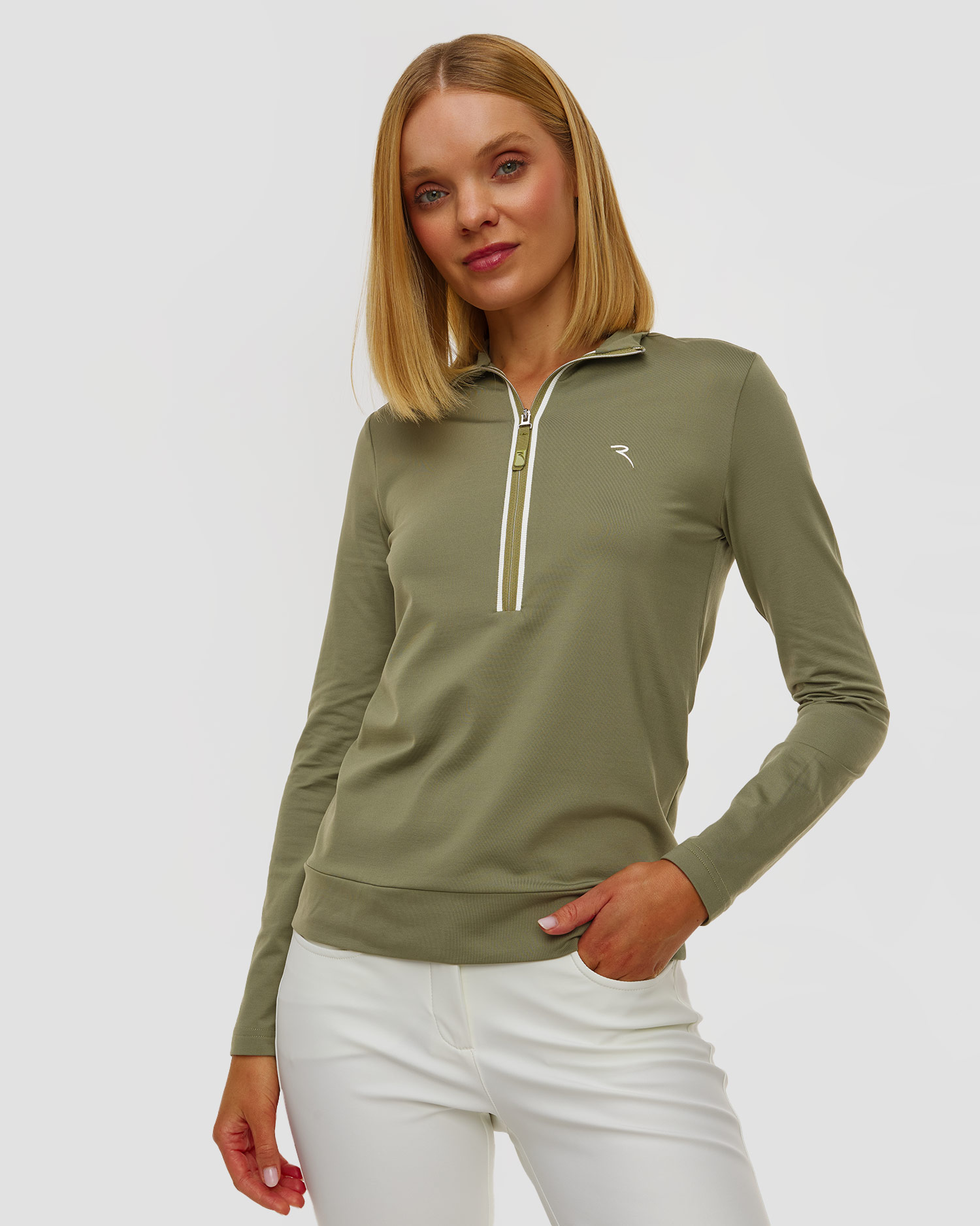 Zielony golf damski Chervo Trapezista