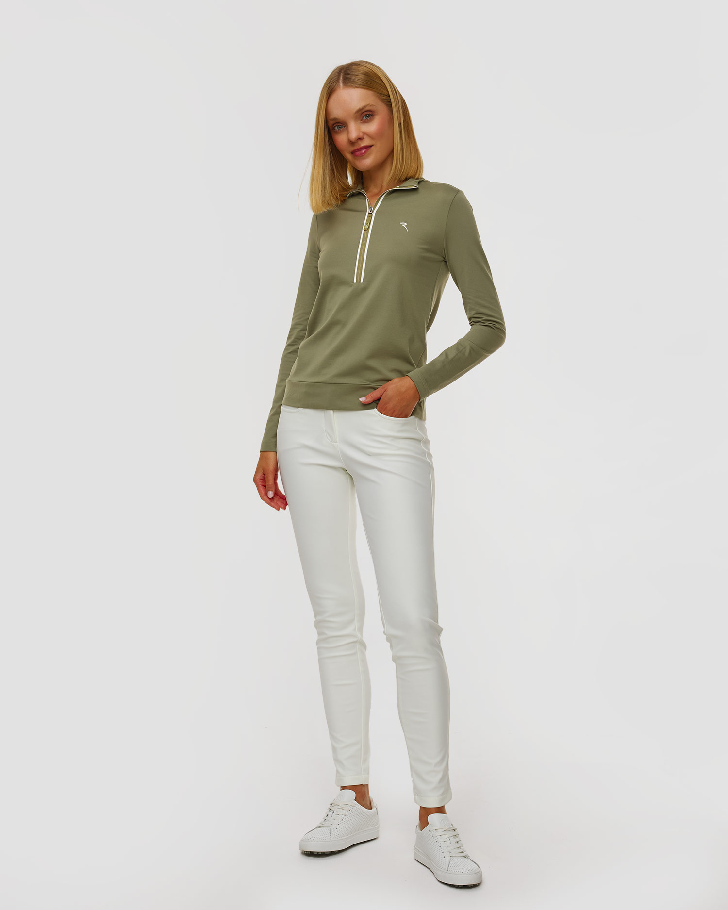 Zielony golf damski Chervo Trapezista