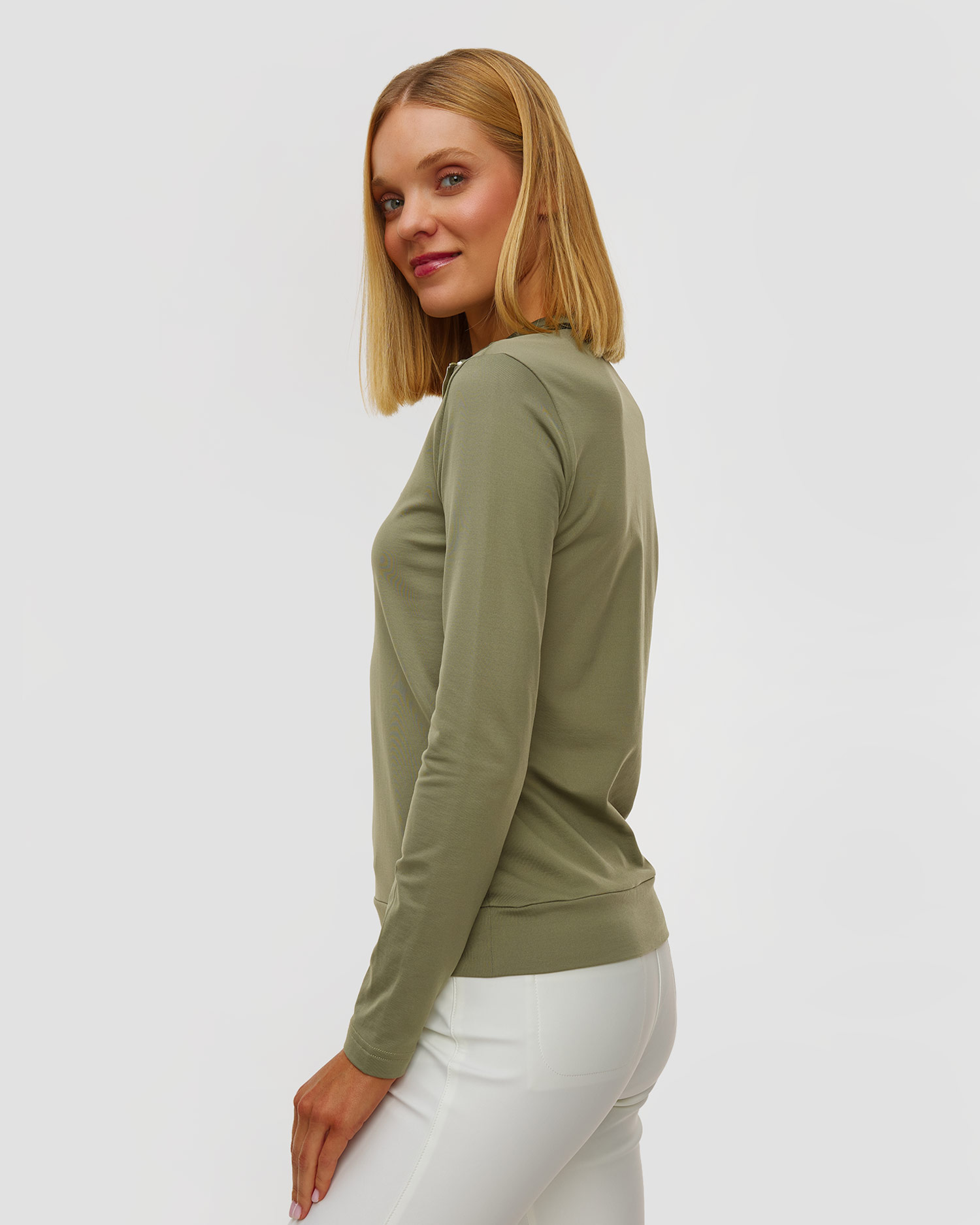 Zielony golf damski Chervo Trapezista