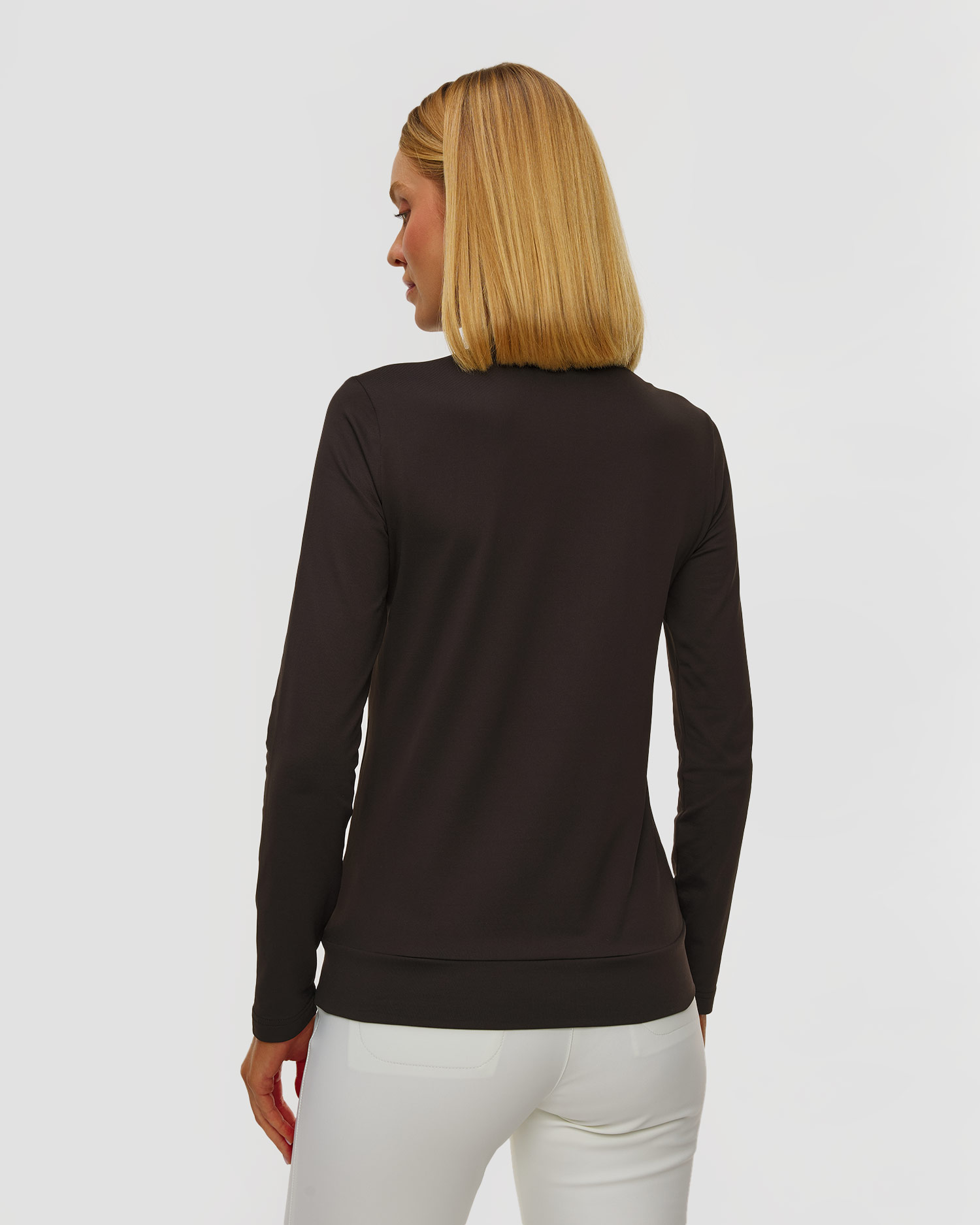Women's black turtleneck Chervo Trapezista