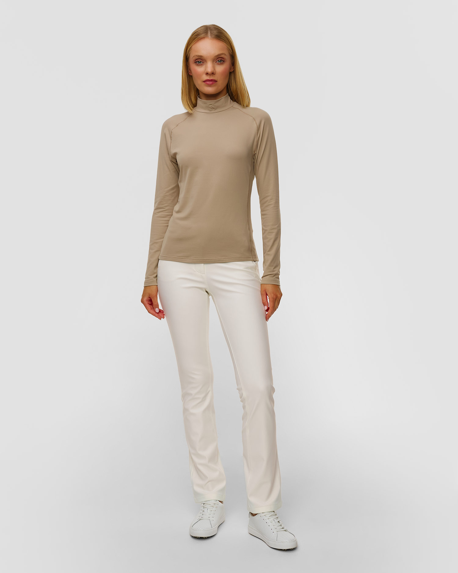 Women's beige turtleneck Chervo Tester