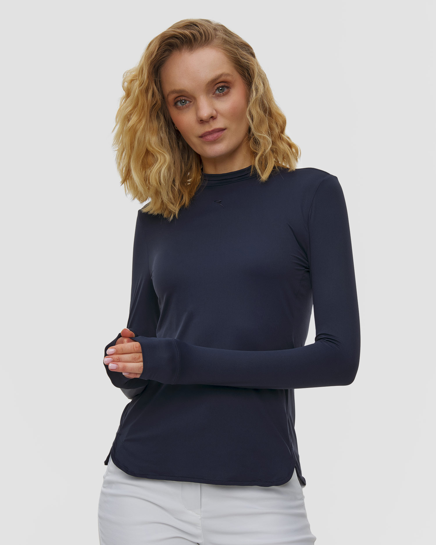 Dámský tmavě modrý longsleeve Chervo Tristana