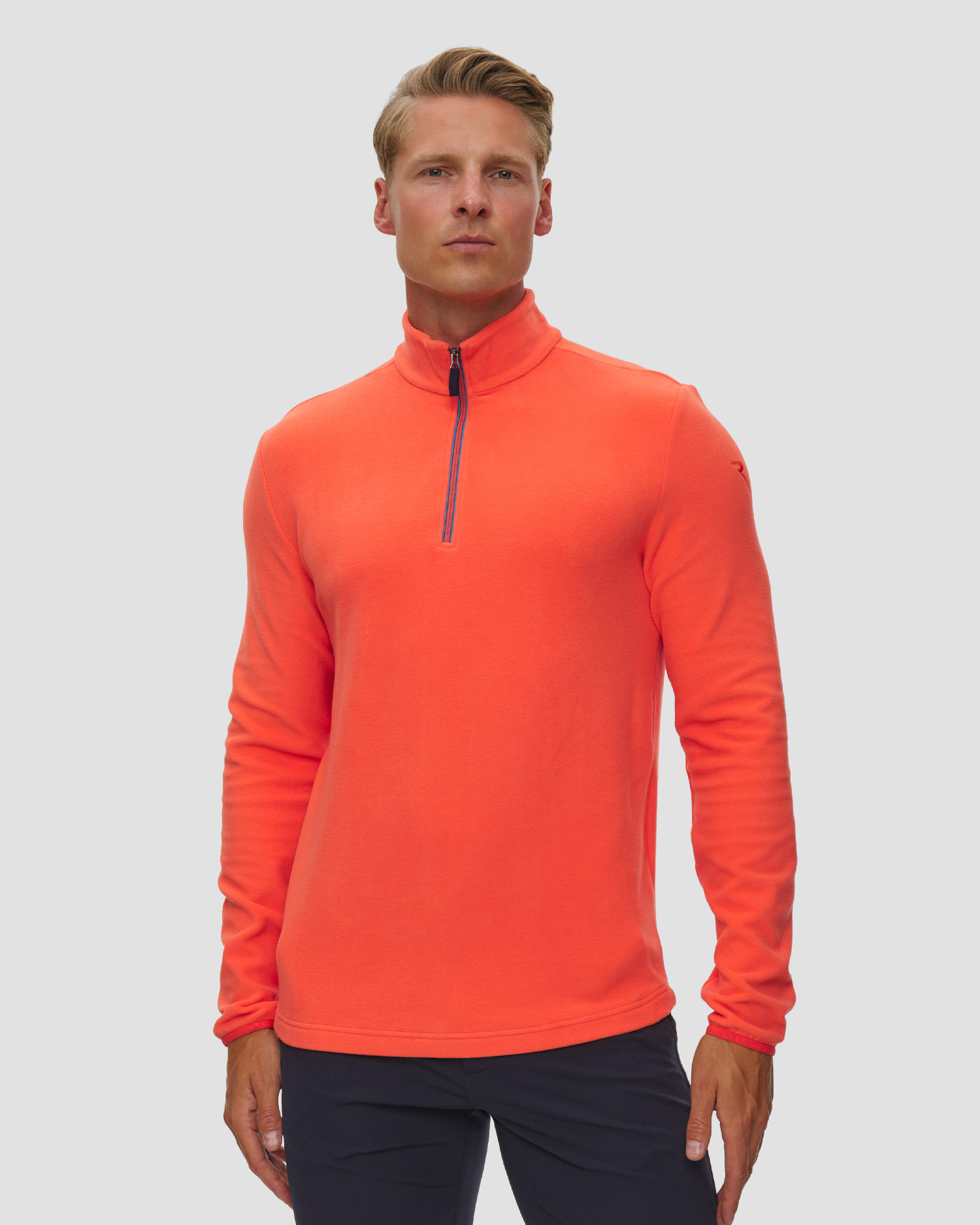 Chervo Tago Herren-Sweatshirt mit Rollkragen, Farbe/Muster: Pomarańczowy