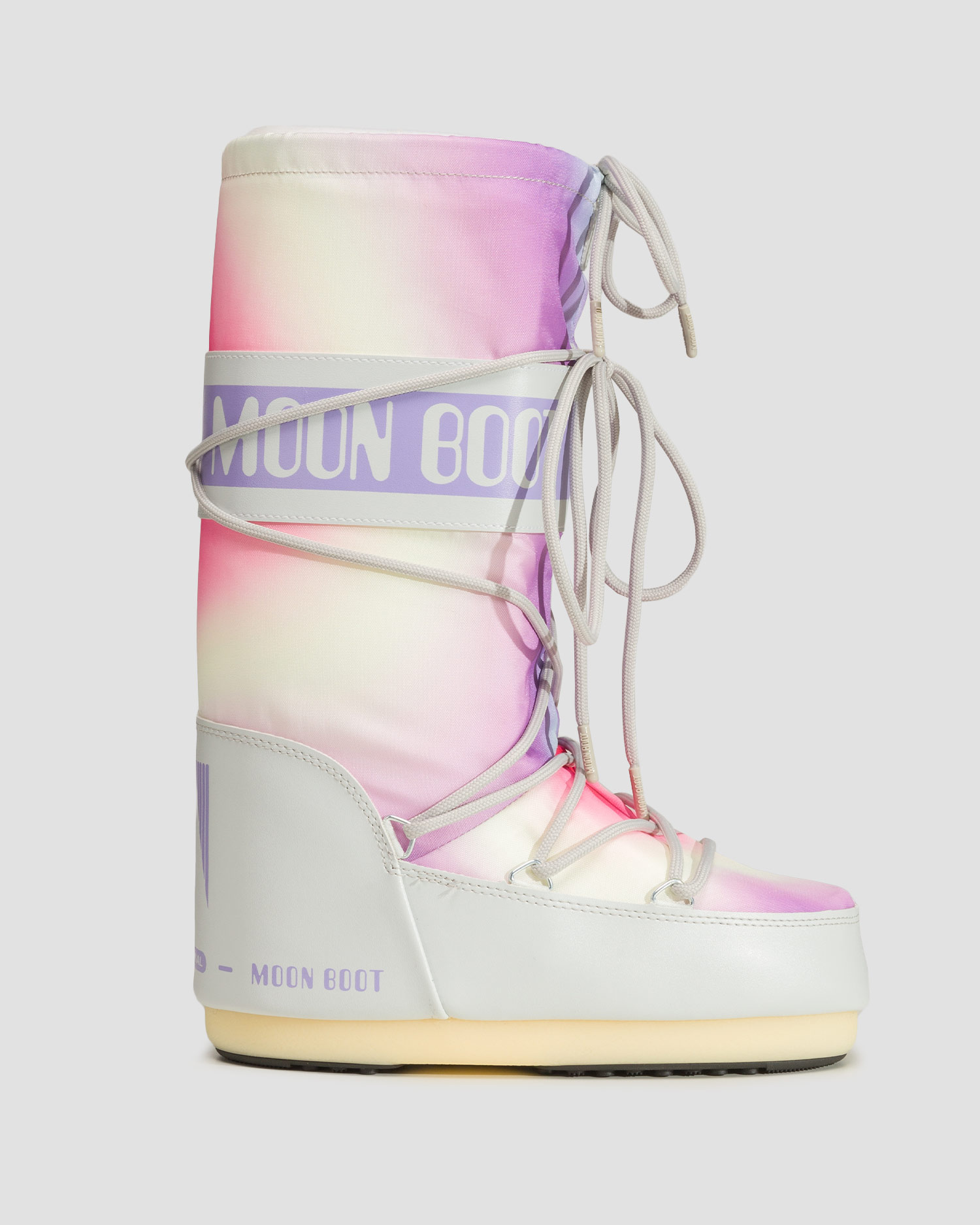 Women's snow boots Moon Boot Icon Tie Dye Grey