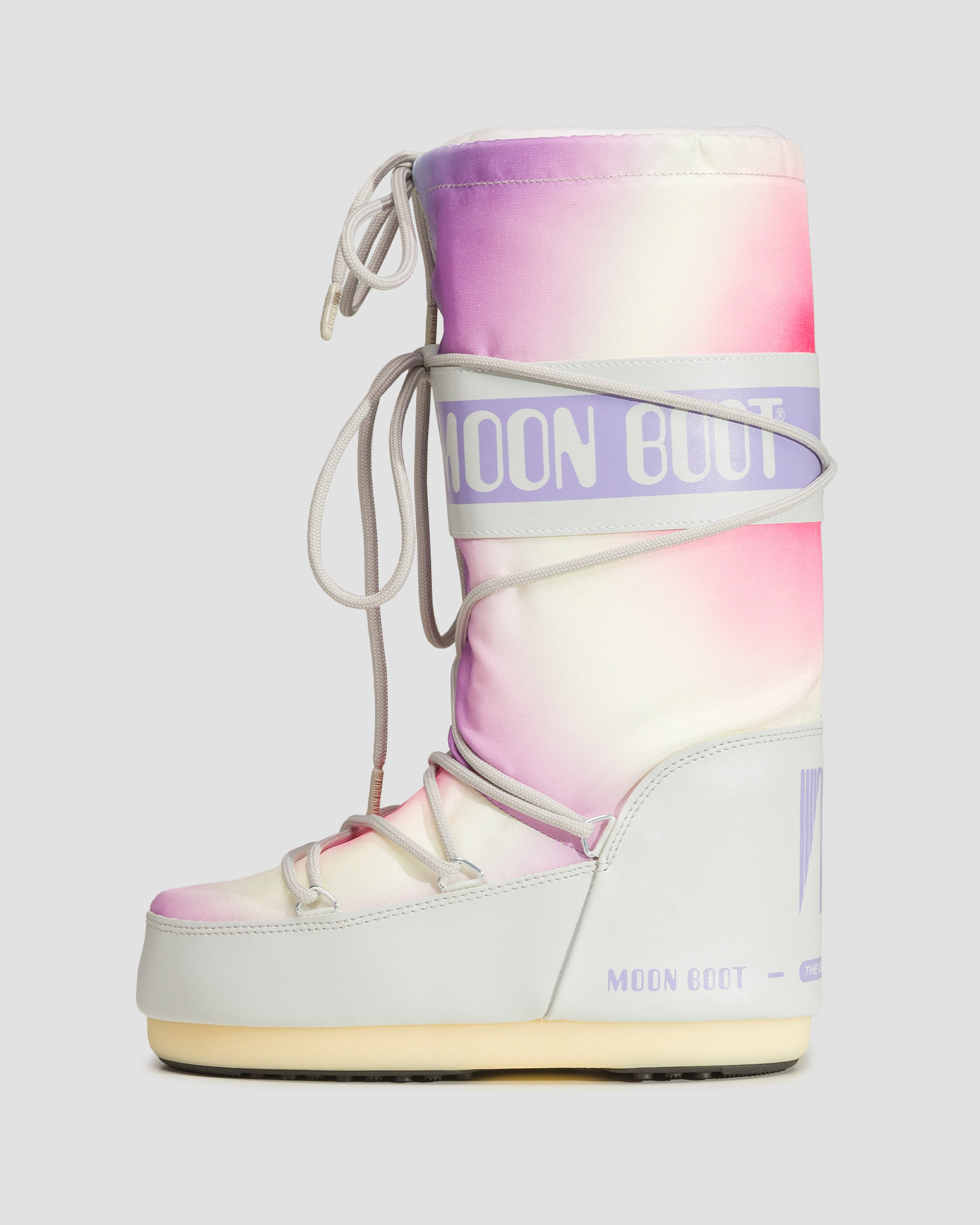Women's snow boots Moon Boot Icon Tie Dye Grey