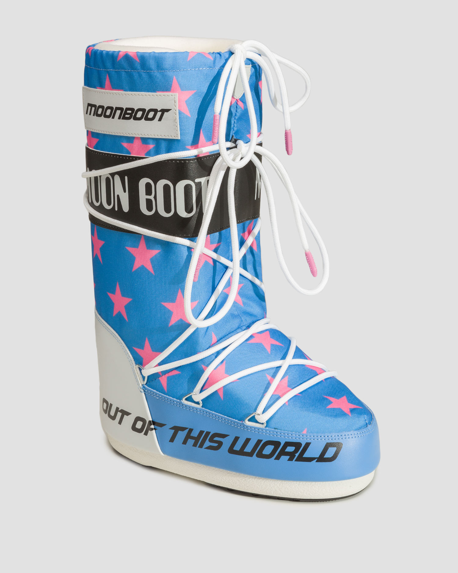 Women's snow boots Moon Boot Icon Retrobiker Blue