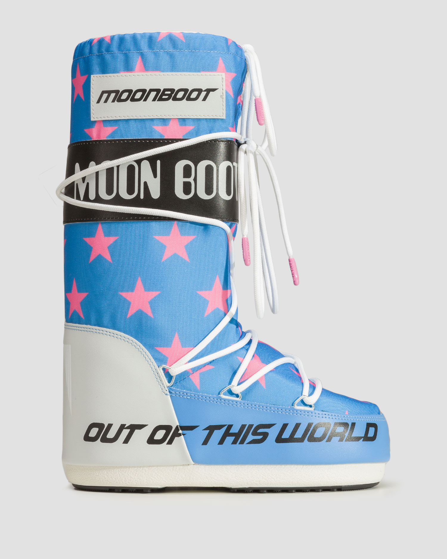 Women's snow boots Moon Boot Icon Retrobiker Blue