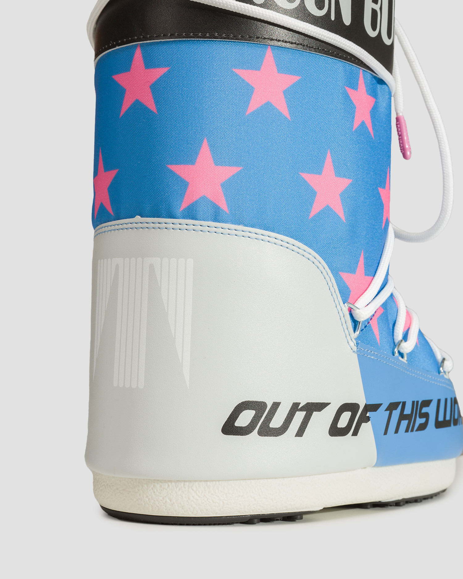 Women's snow boots Moon Boot Icon Retrobiker Blue