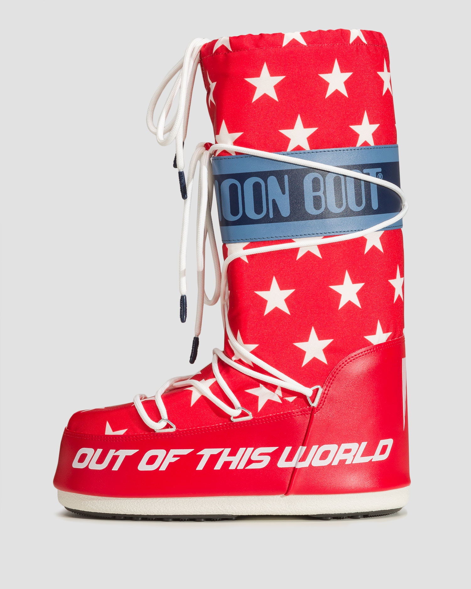 Women's snow boots Tecnica Moon Boot Icon Retrobiker Red