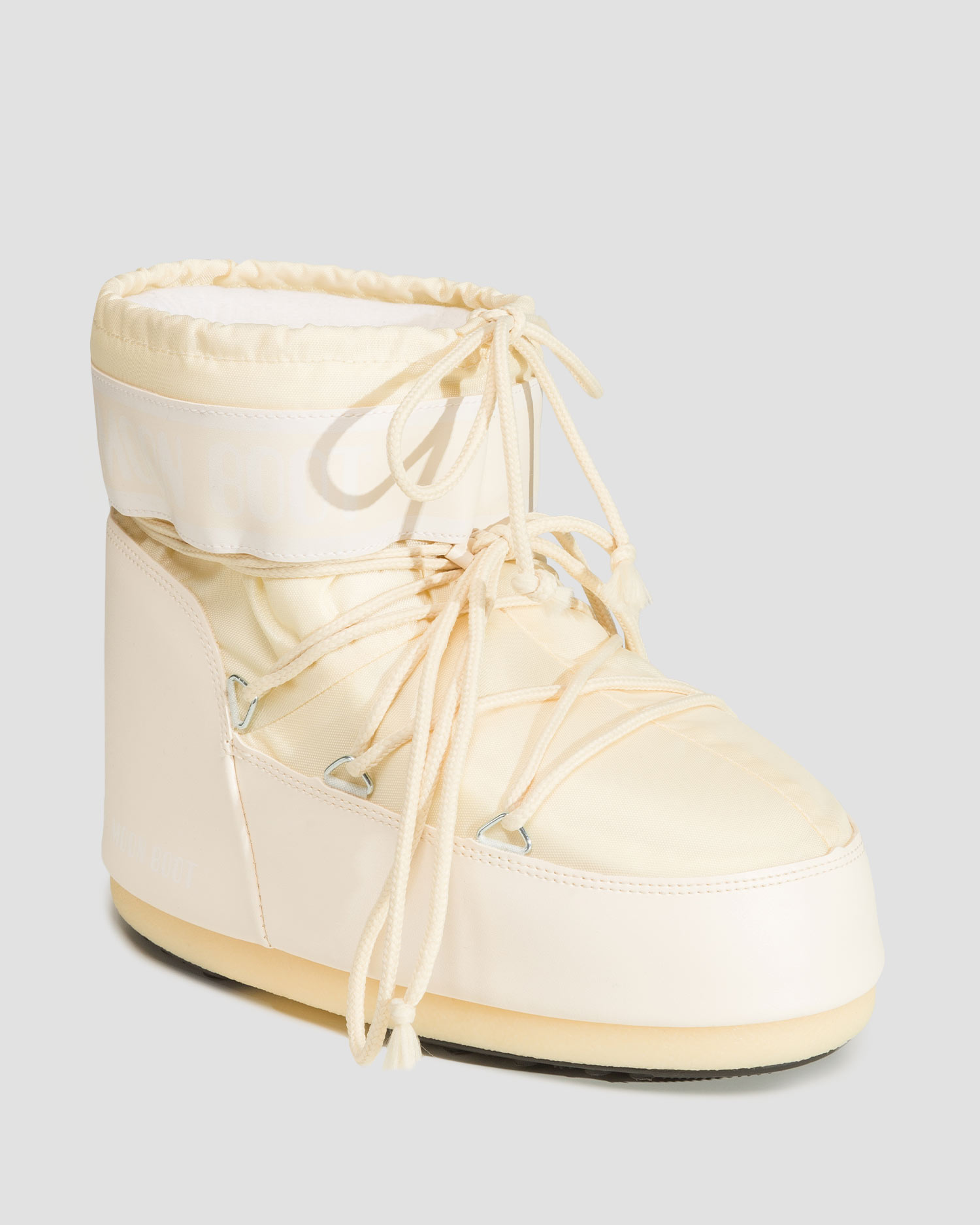 Dámske béžové snehule Moon Boot Icon Low Nylon