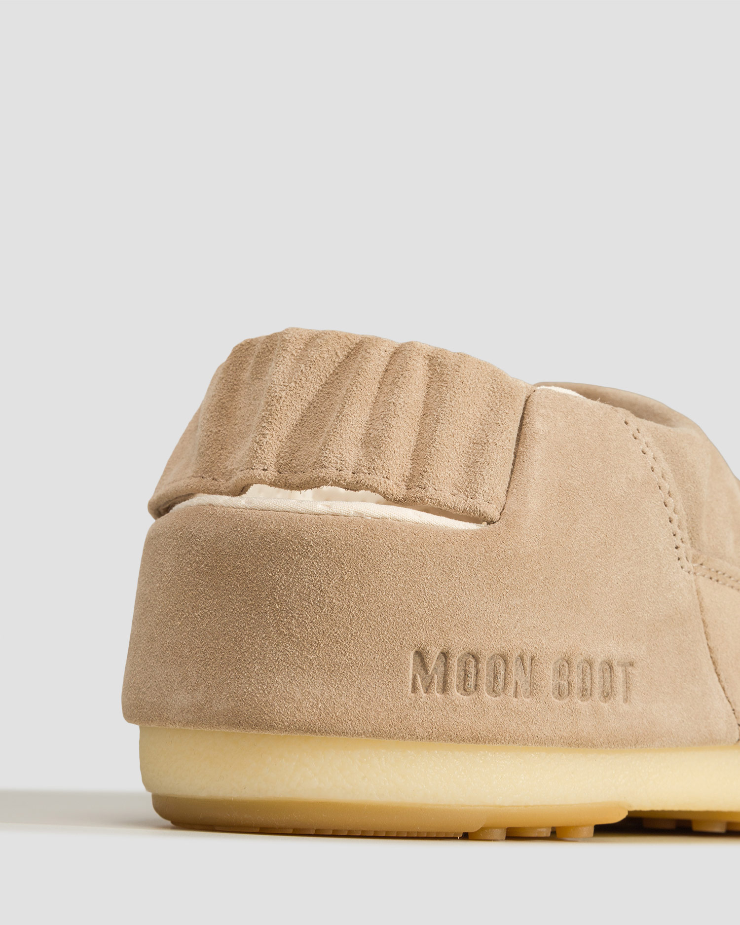 Women's suede sandals Moon Boot Sandal Band Suede Beige