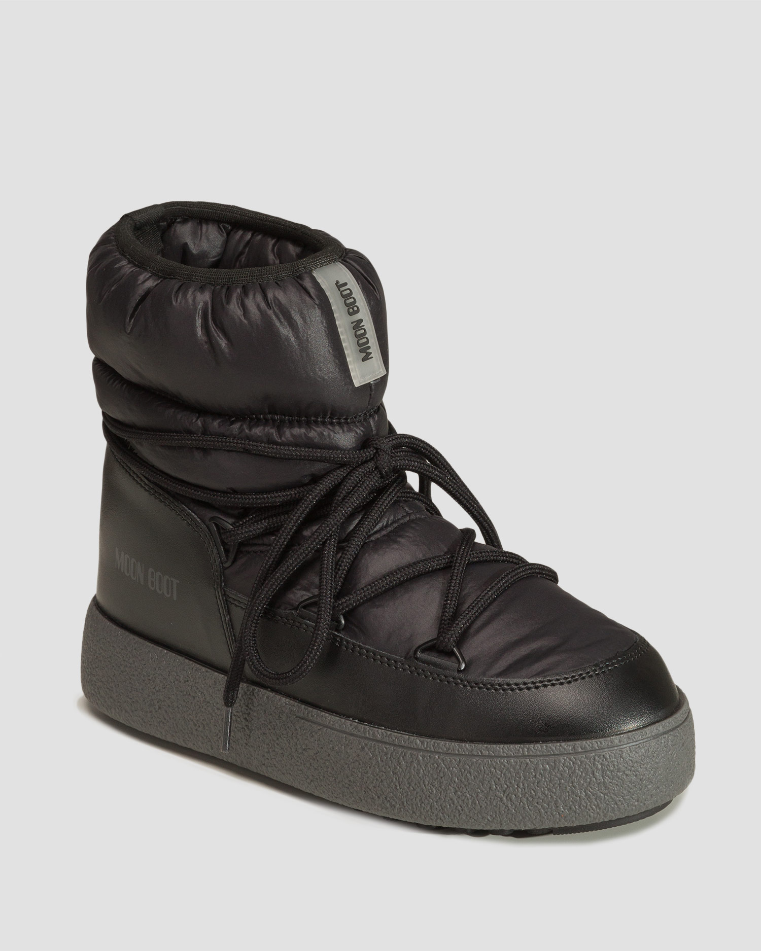 Moon Boot Mtrack Low Nylon Wp Schwarz Herren-Winterstiefel 