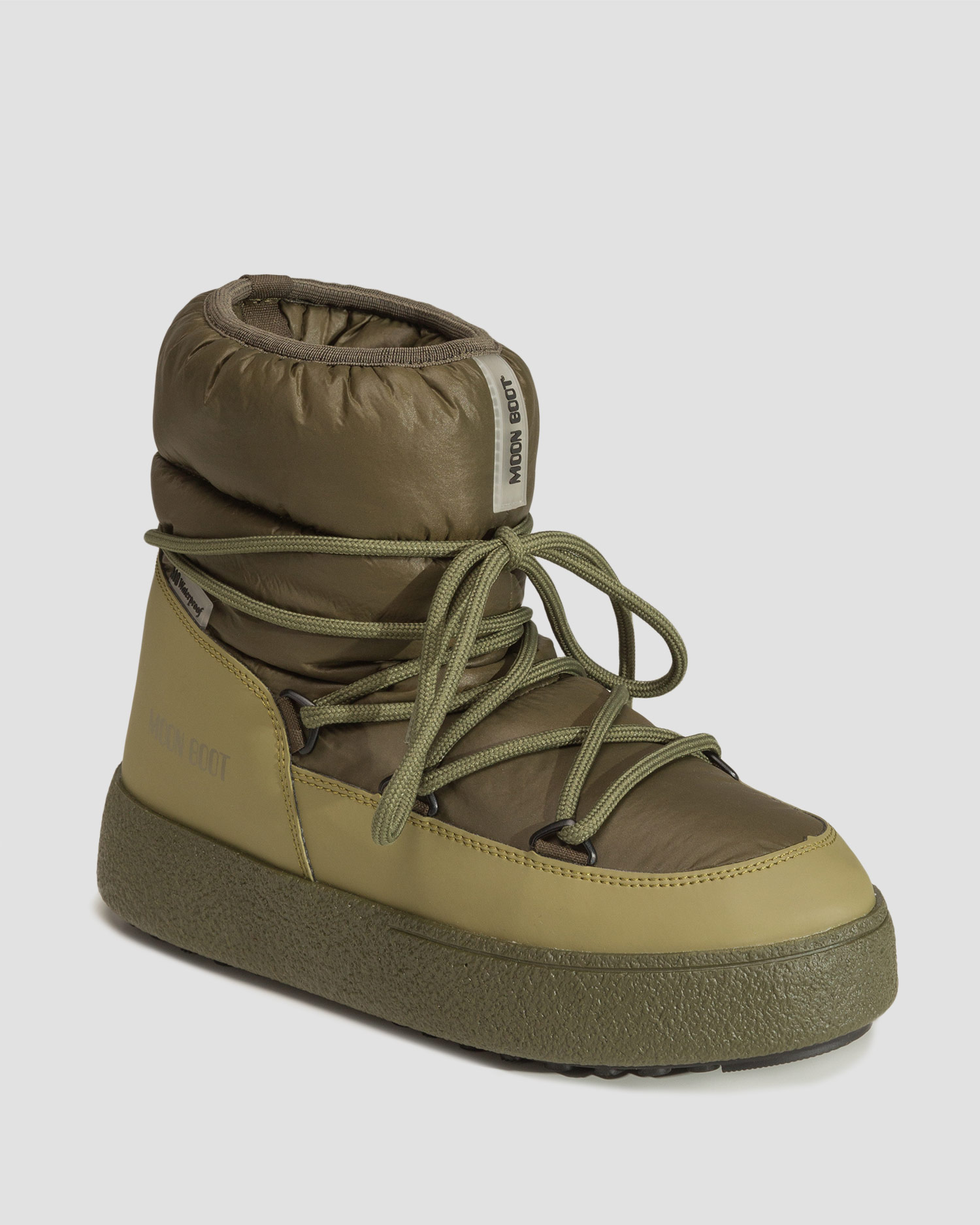 Pánske zimné topánky Moon Boot Mtrack Low Nylon Wp Zelené