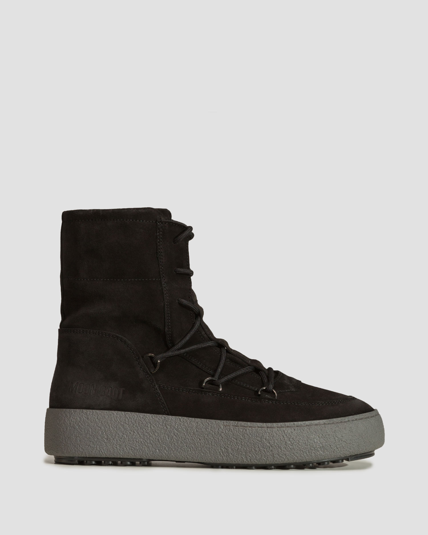 Moon Boot Mtrack Lace Suede Winterstiefel aus Wildleder für Herren in Schwarz