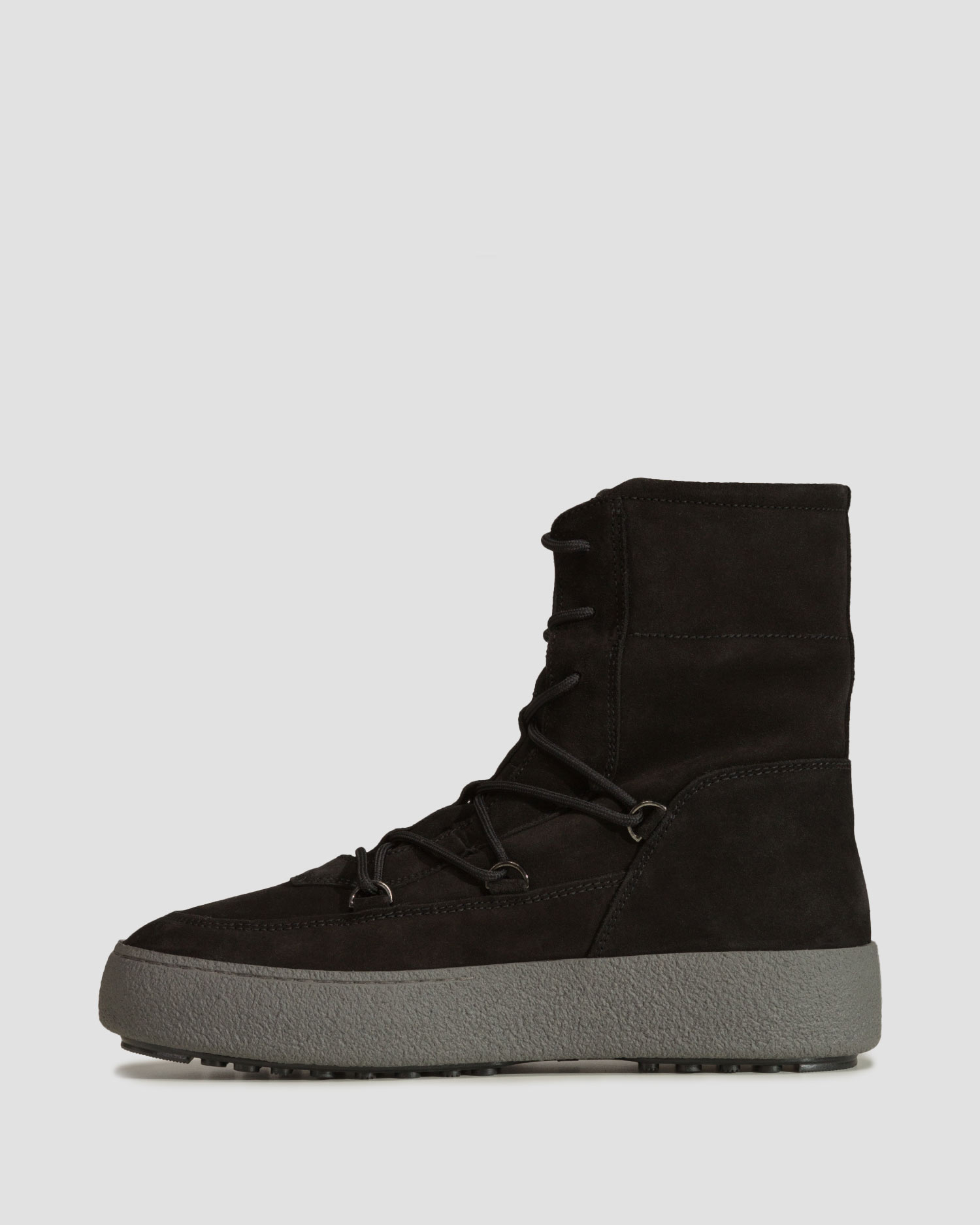 Moon Boot Mtrack Lace Suede Winterstiefel aus Wildleder für Herren in Schwarz
