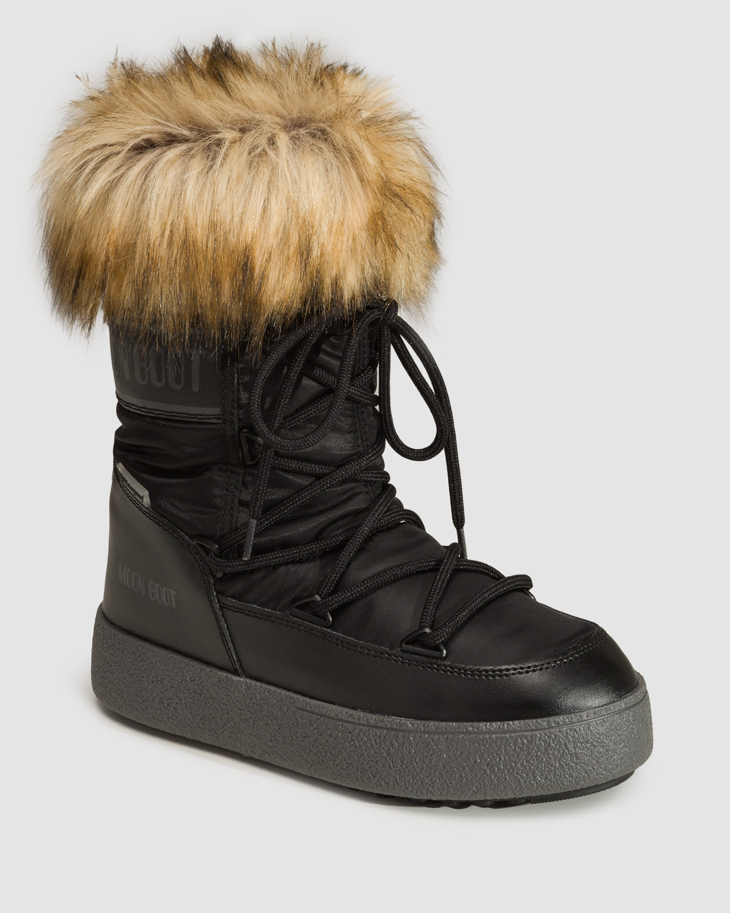 Moon Boot Ltrack Tube RubberMoon Boot Ltrack Monaco Low Wp Schwarz Damen-Winterstiefel