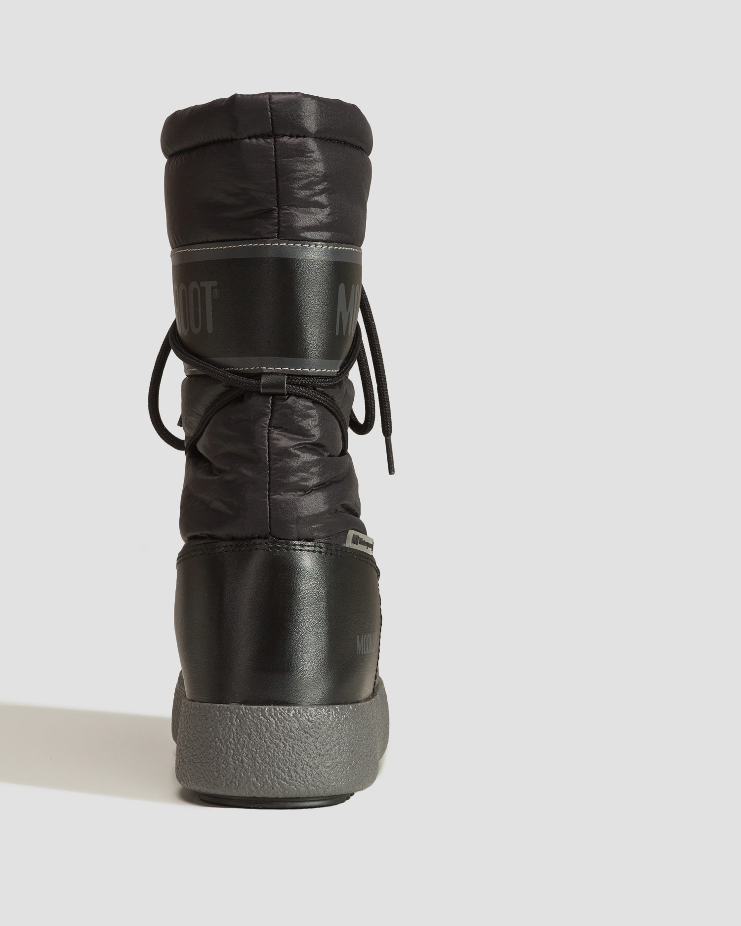 Śniegowce damskie Moon Boot Ltrack High Nylon Wp Czarne