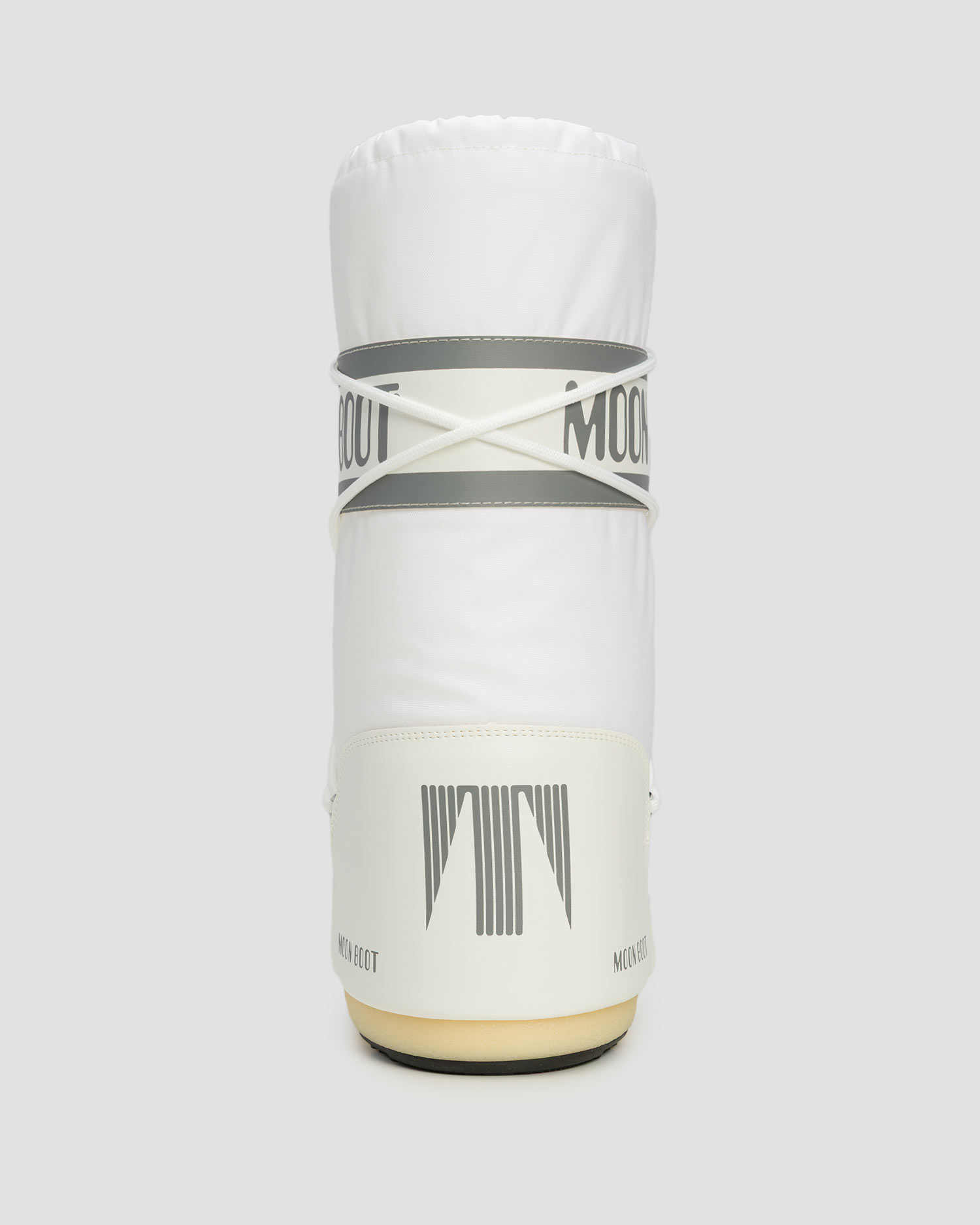 Cizme de zăpadă albe Moon Boot Icon Nylon