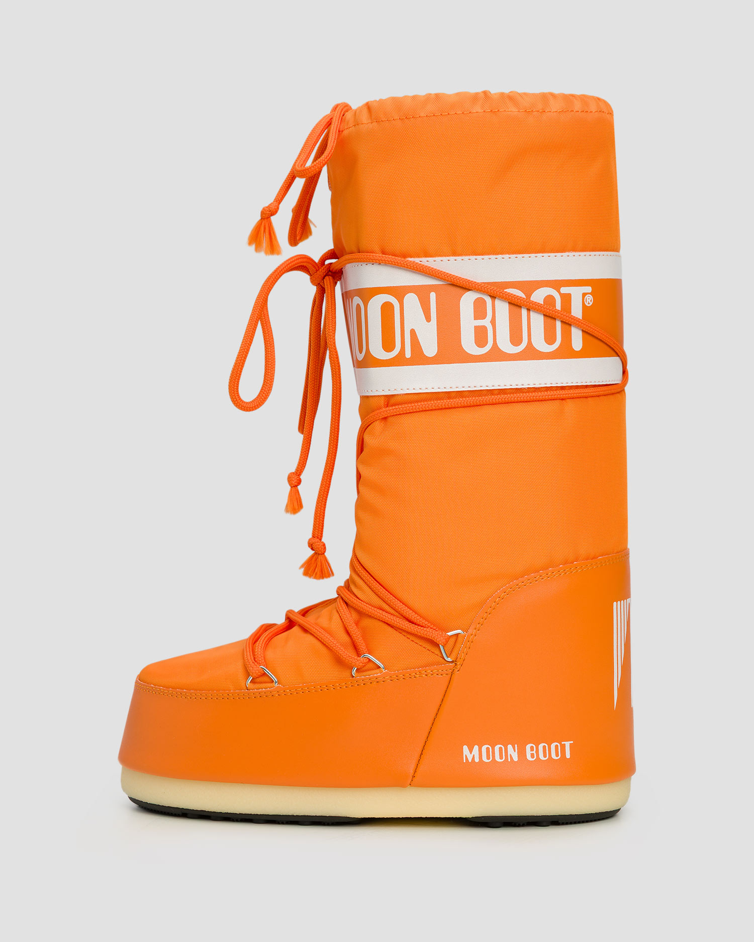 Pomarańczowe śniegowce Moon Boot Icon Nylon