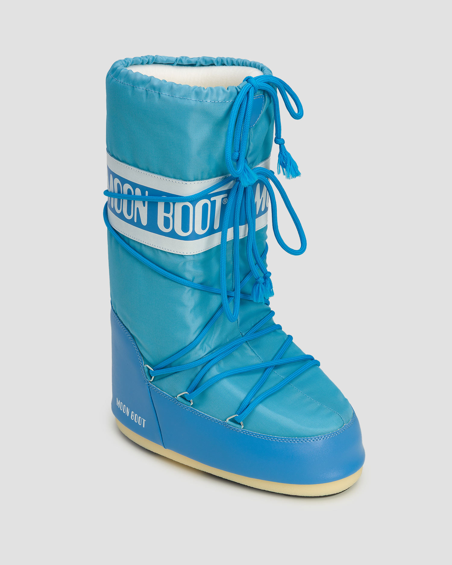 Blue snow boots Moon Boot Icon Nylon