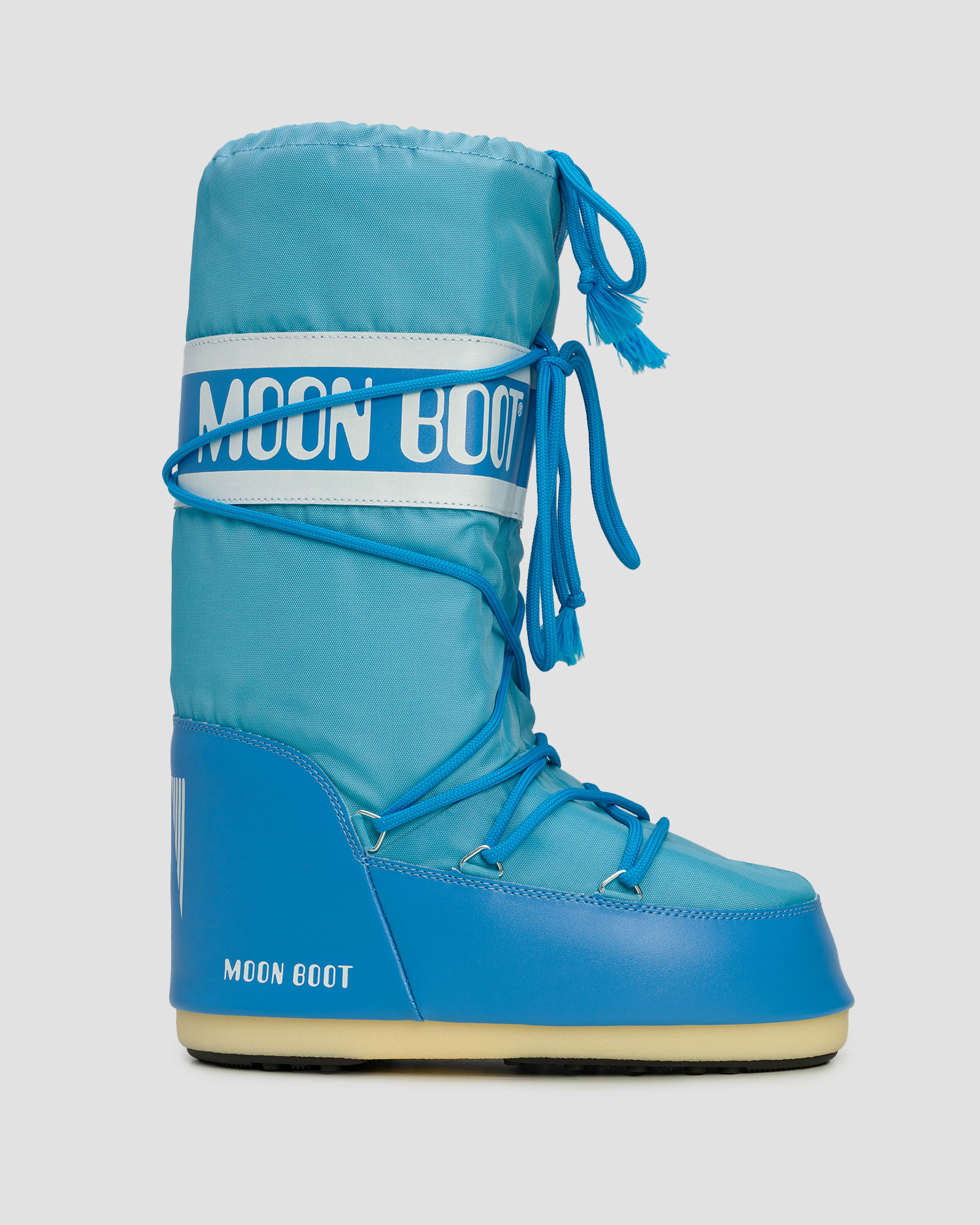 Niebieskie śniegowce Moon Boot Icon Nylon