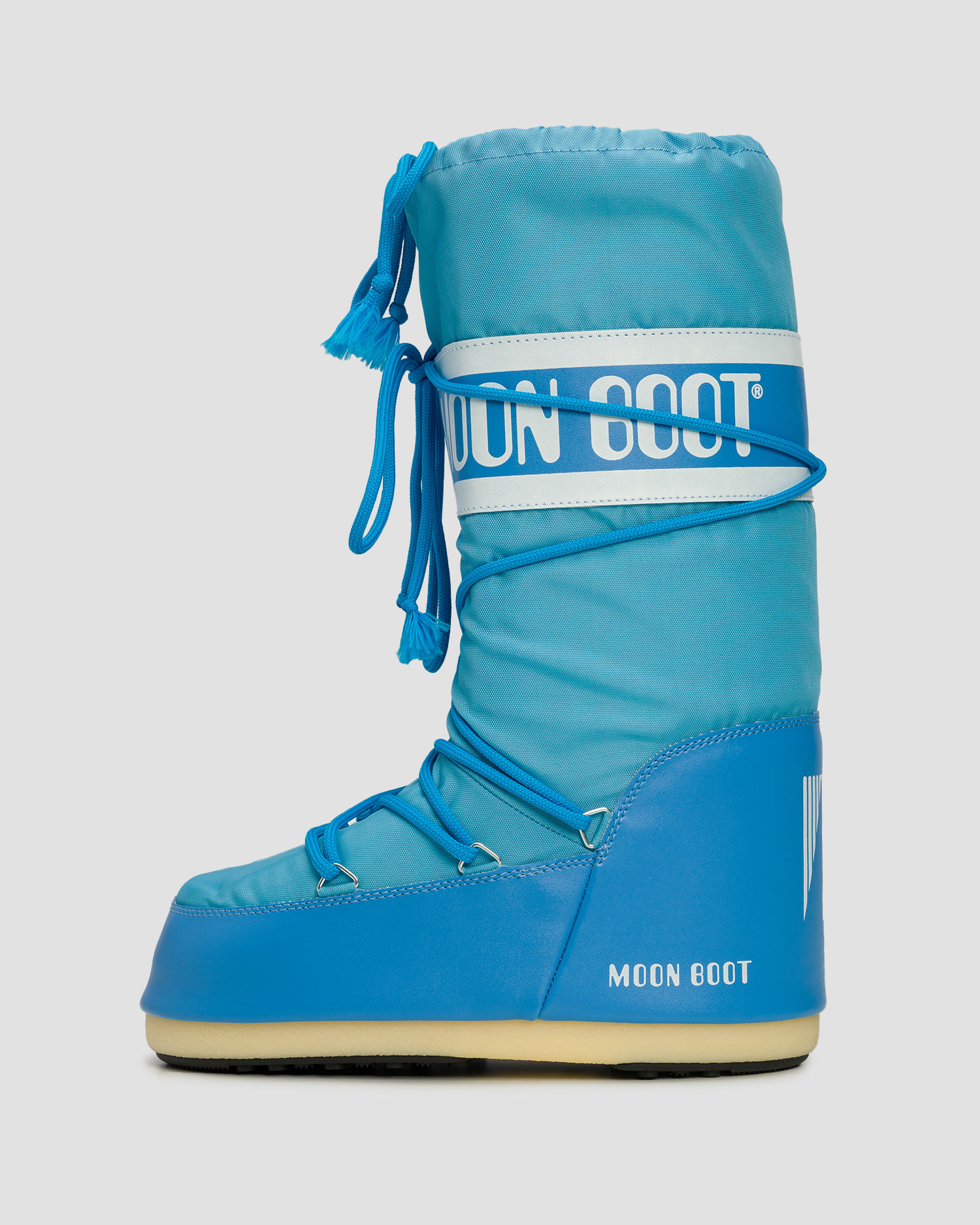 Blue snow boots Moon Boot Icon Nylon