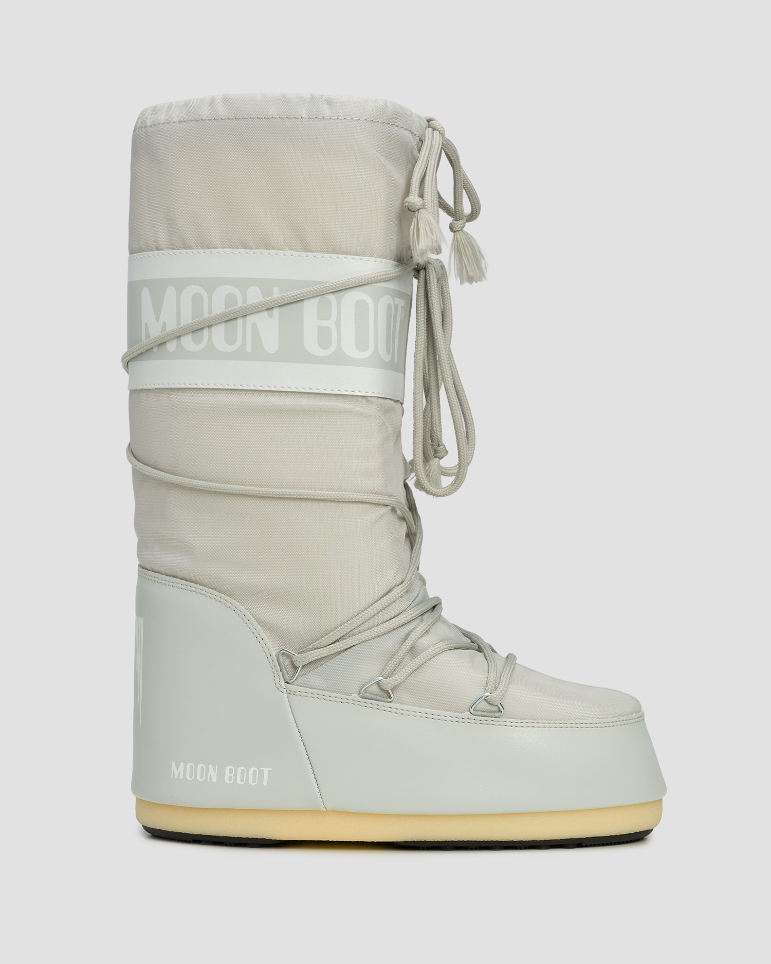 Moon Boot Icon Nylon Schneestiefel in Grau