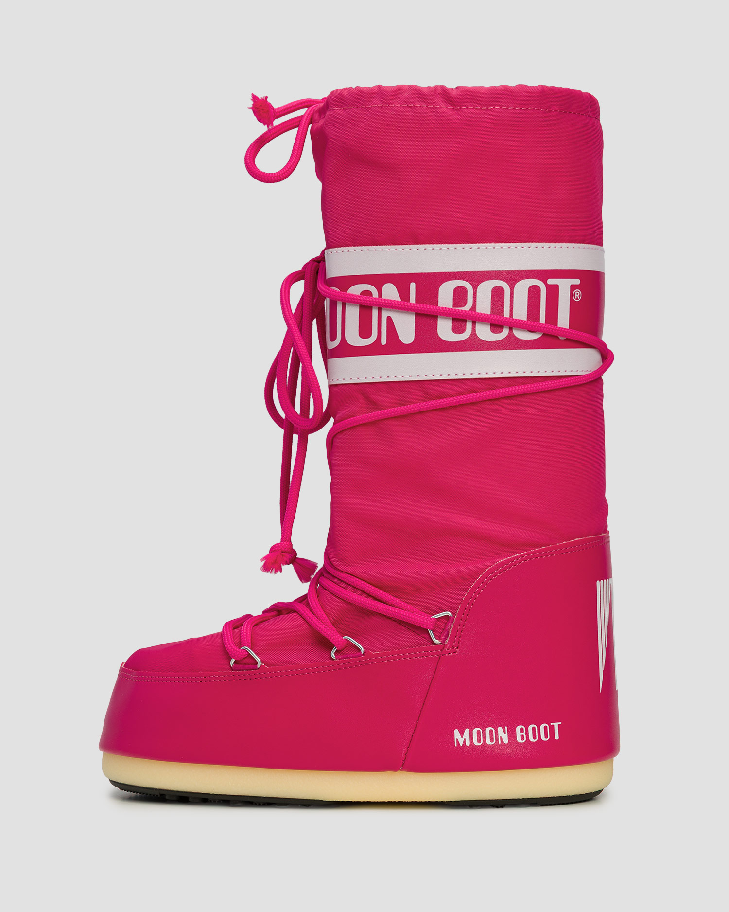 Różowe śniegowce Moon Boot Icon Nylon