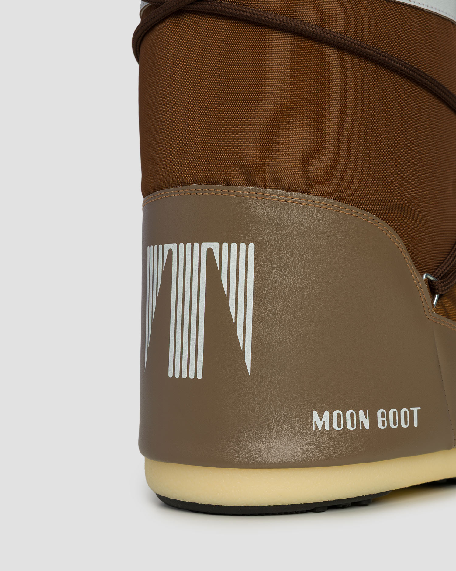 Brązowe śniegowce Moon Boot Icon Nylon