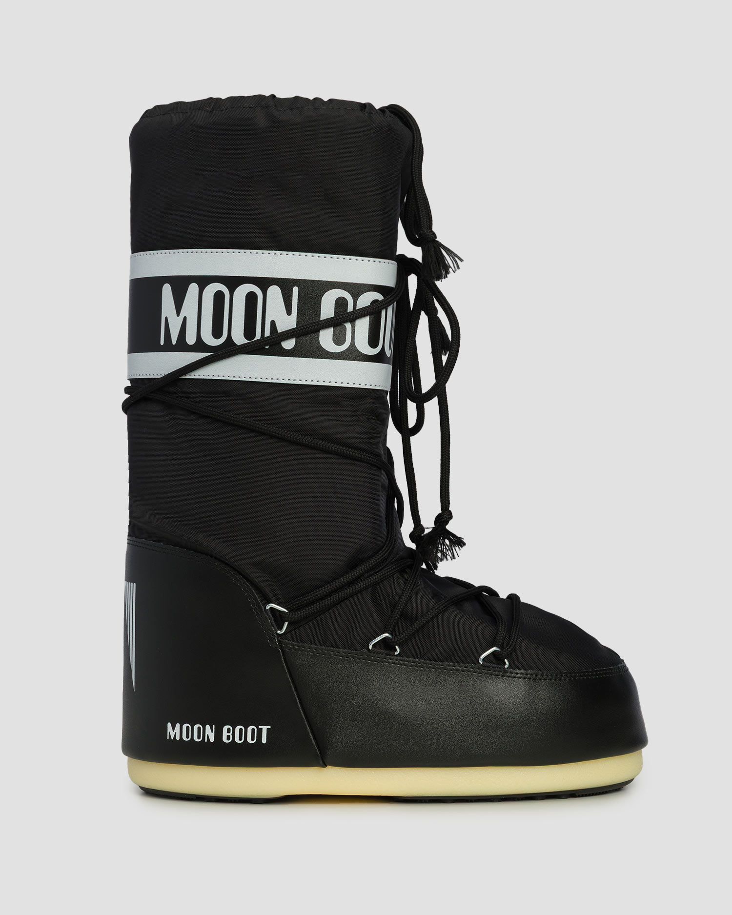 Czarne śniegowce Moon Boot Icon Nylon