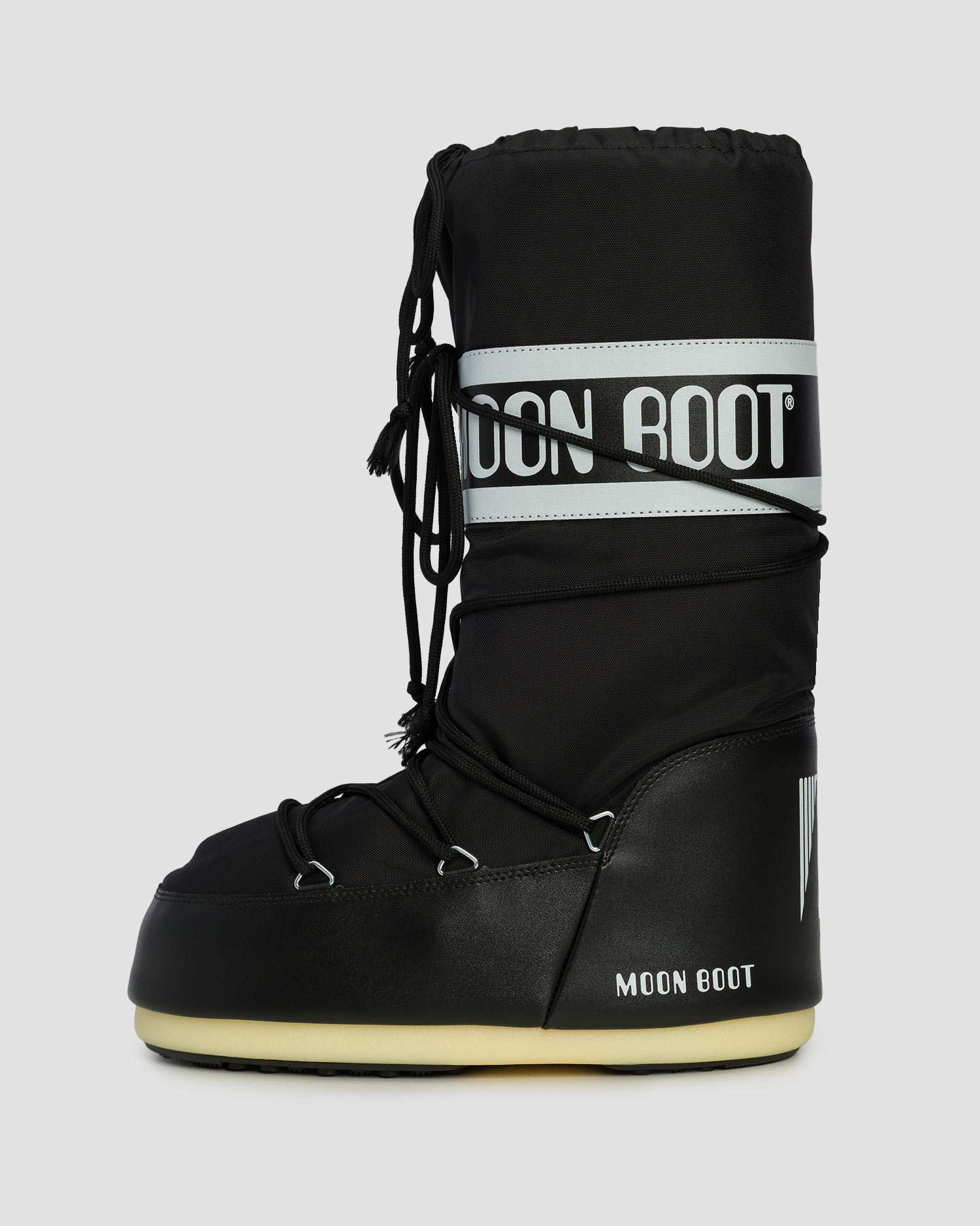 Czarne śniegowce Moon Boot Icon Nylon
