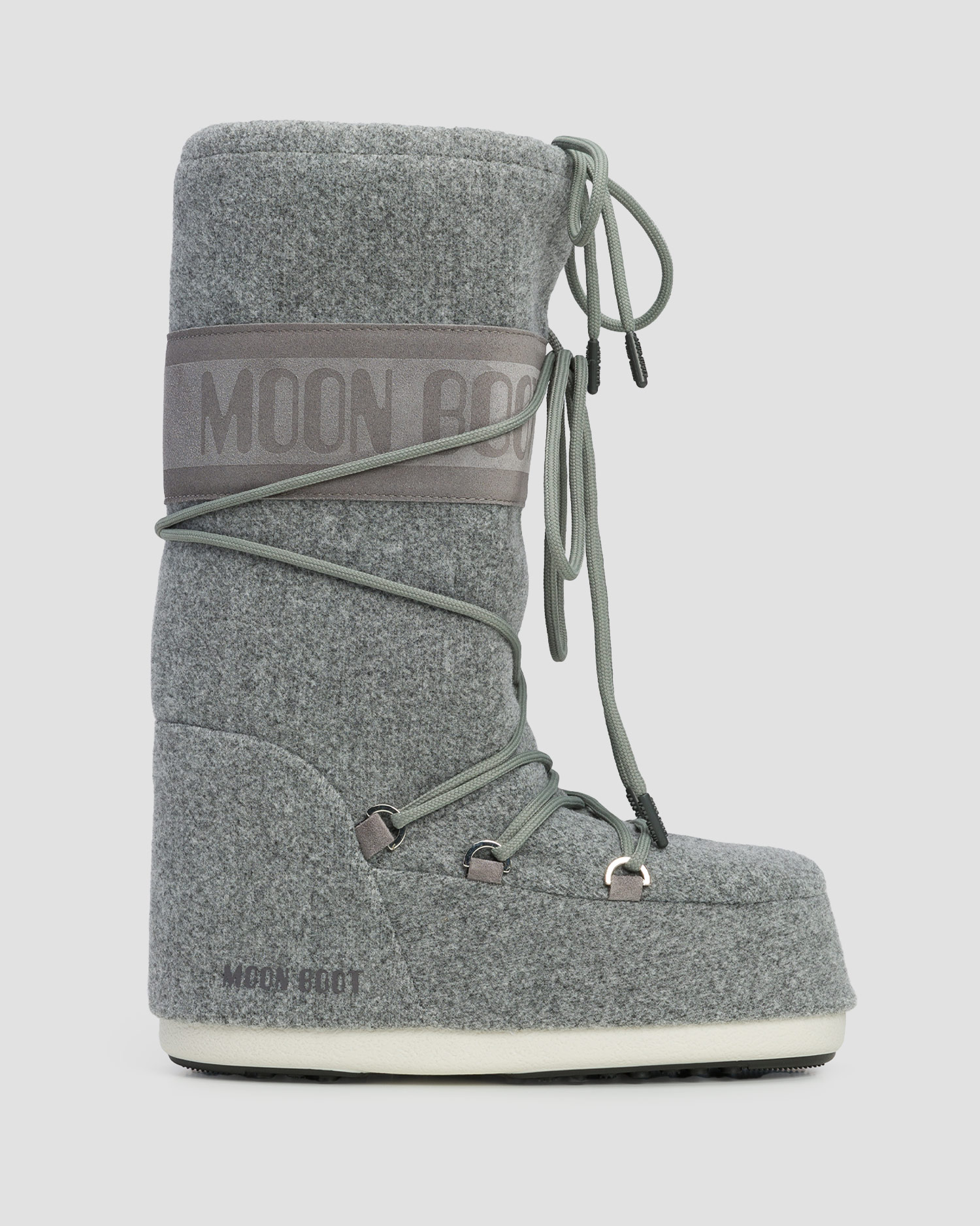 Moon Boot Icon Felt Schneestiefel in Grau