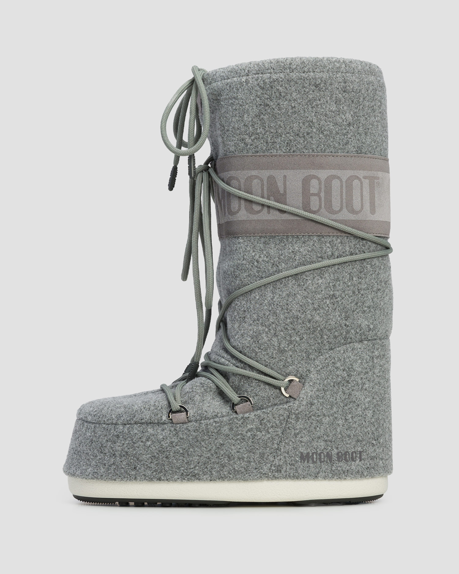 Moon Boot Icon Felt Schneestiefel in Grau