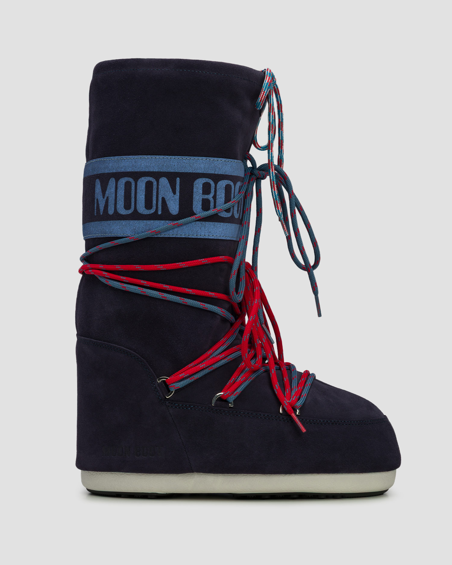 Zamszowe buty zimowe Moon Boot Icon Suede Laces