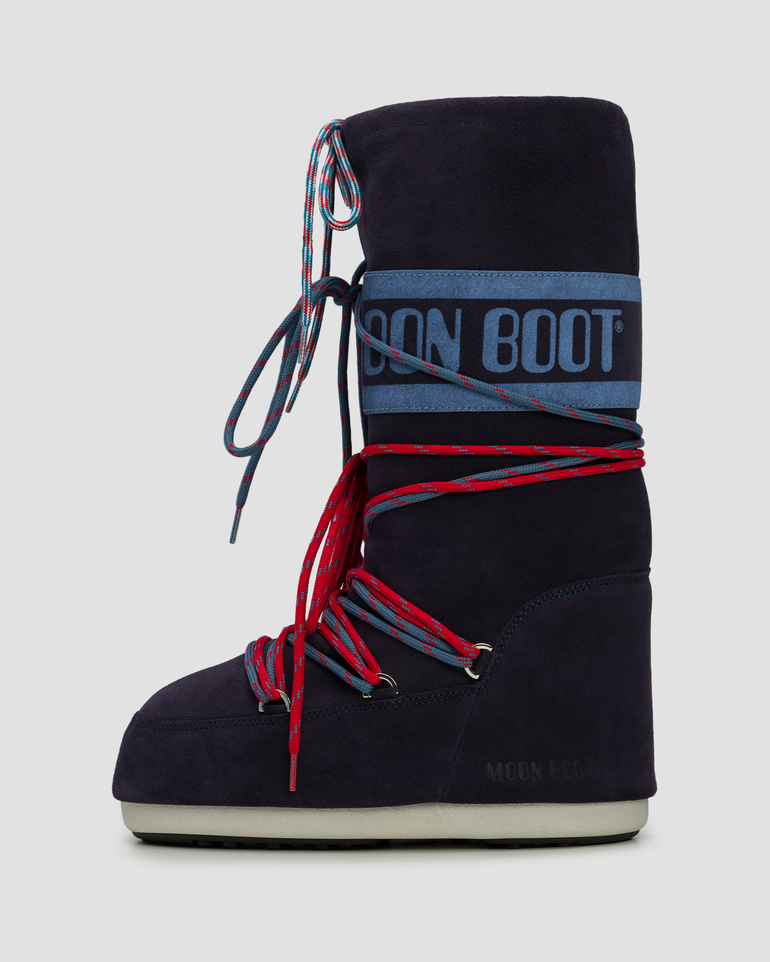 Zamszowe buty zimowe Moon Boot Icon Suede Laces