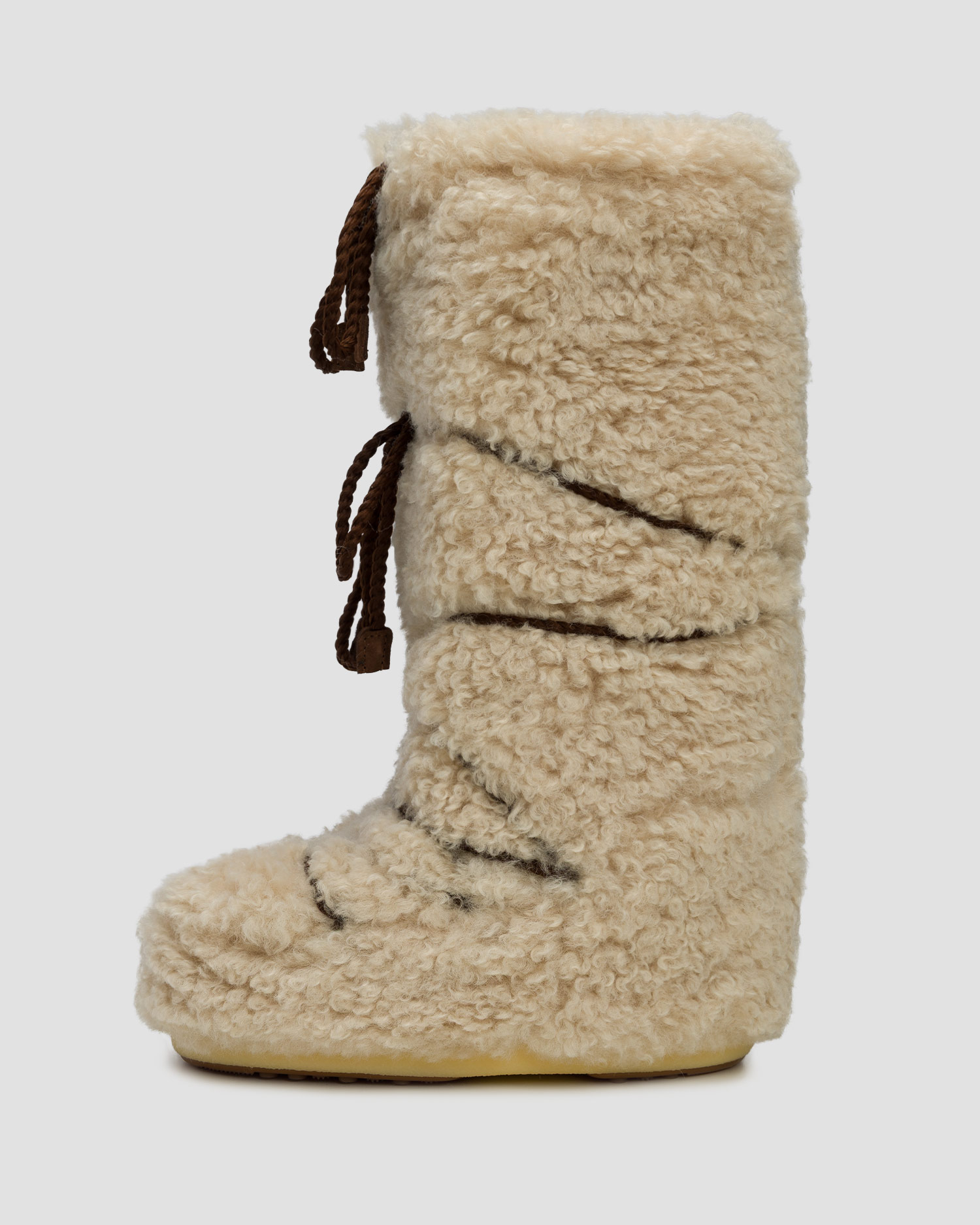 Futerkowe buty zimowe damskie Moon Boot Icon Curly Extra