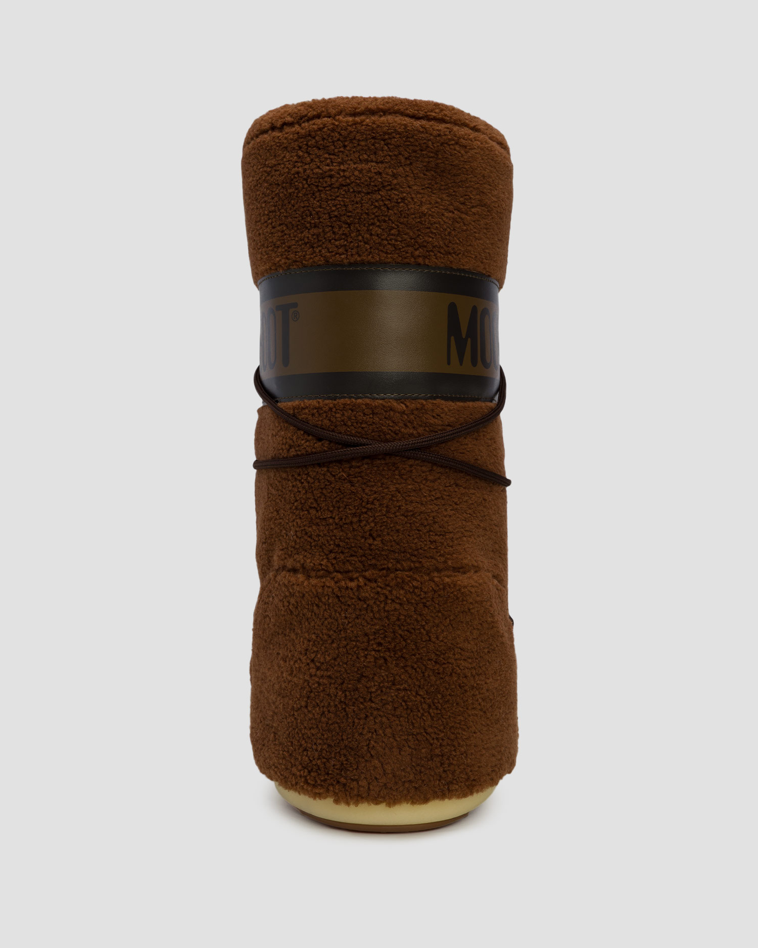 Brązowe buty zimowe Moon Boot Icon Fleece