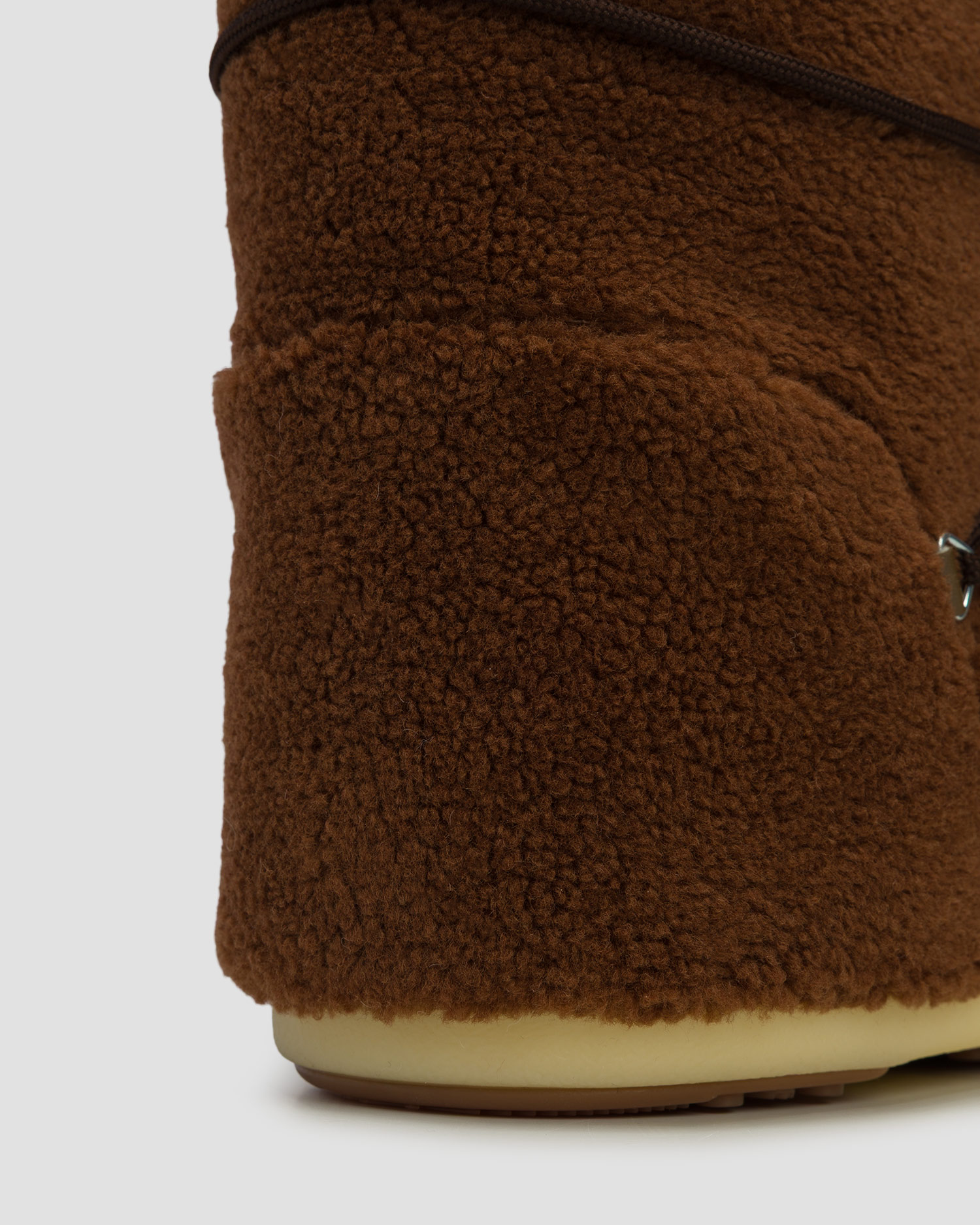 Brązowe buty zimowe Moon Boot Icon Fleece